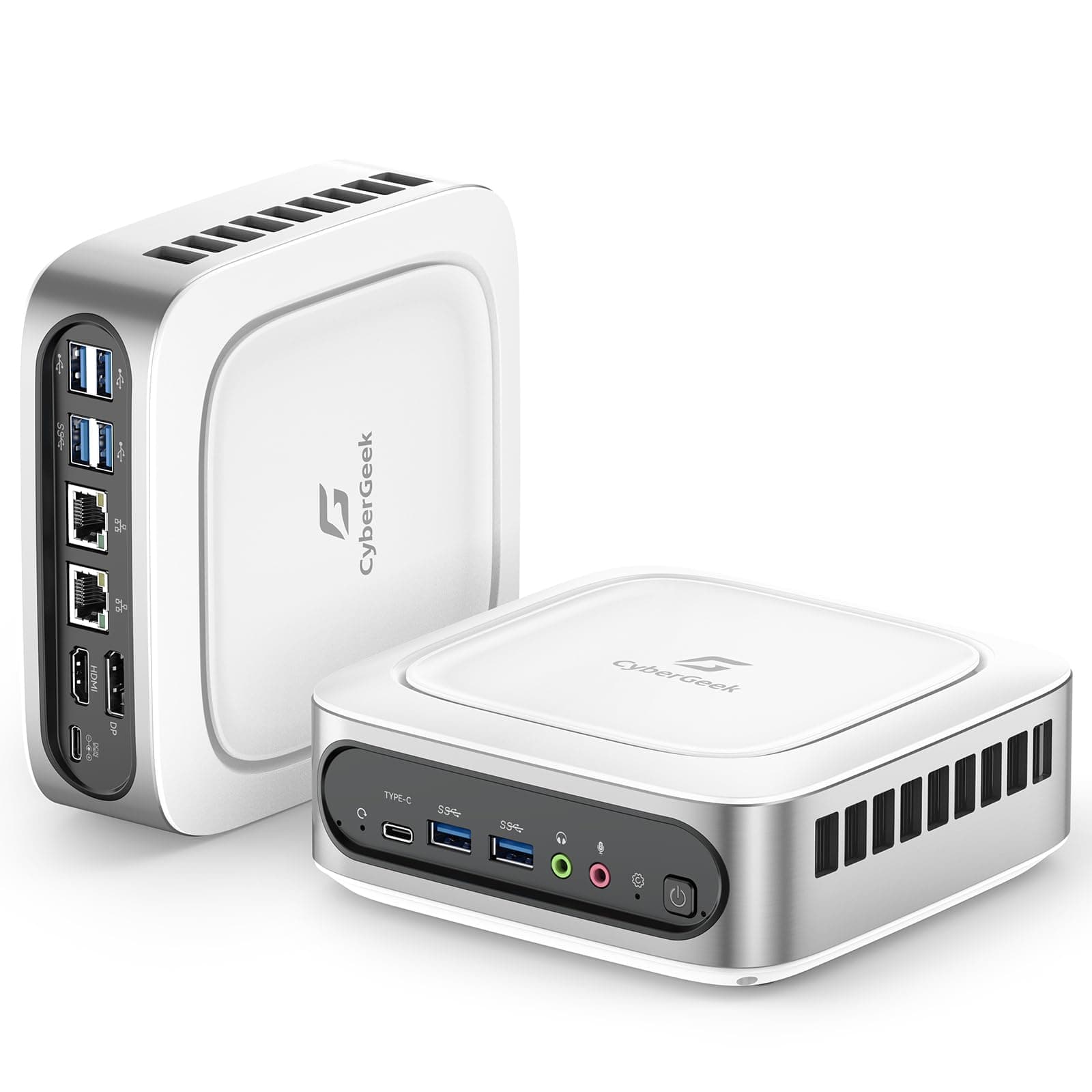 Mini PC 11th Gen Core i9-11900H(8C/16T, Up to 4.9GHz), Mini Desktop PC 64GB DDR4 1TB PCIe SSD, Gaming Mini PC Supports 4K Triple Display (DP/HD/Type-C), 6 USB Ports, Wi-Fi 6, Dual LAN, BT5.2