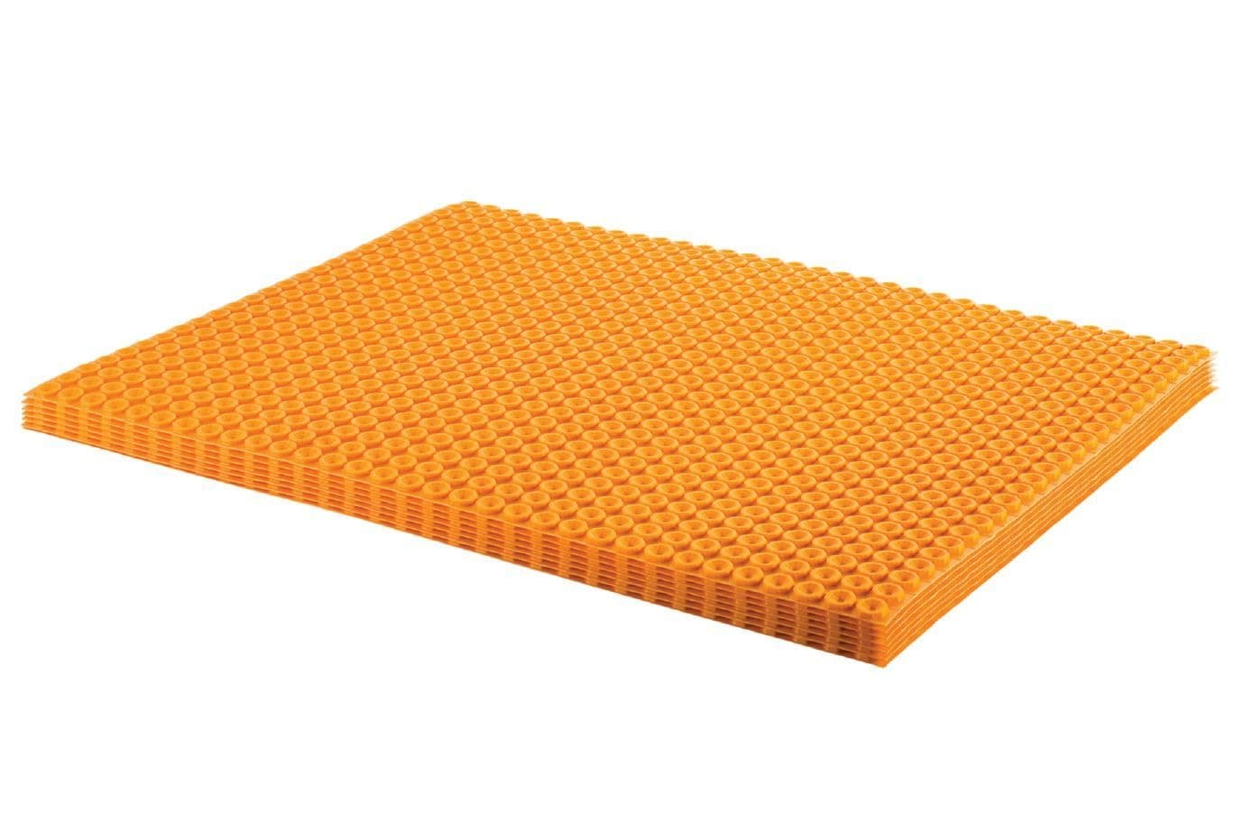 Schluter Ditra-Heat Electric Floor Heating Membrane with Uncoupling, Waterproofing, Vapor Management and Load Support - Ideal for Tiles and Stone - 1/4" Thickness, 8.4 Square Feet - DH5MA