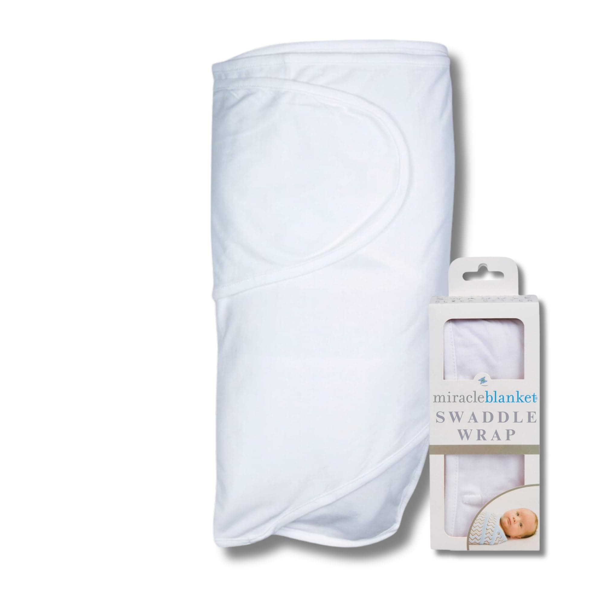 Baby Sleep Wearable Swaddle Wrap for Newborn Infant Boy or Girl 0-3 Months, White