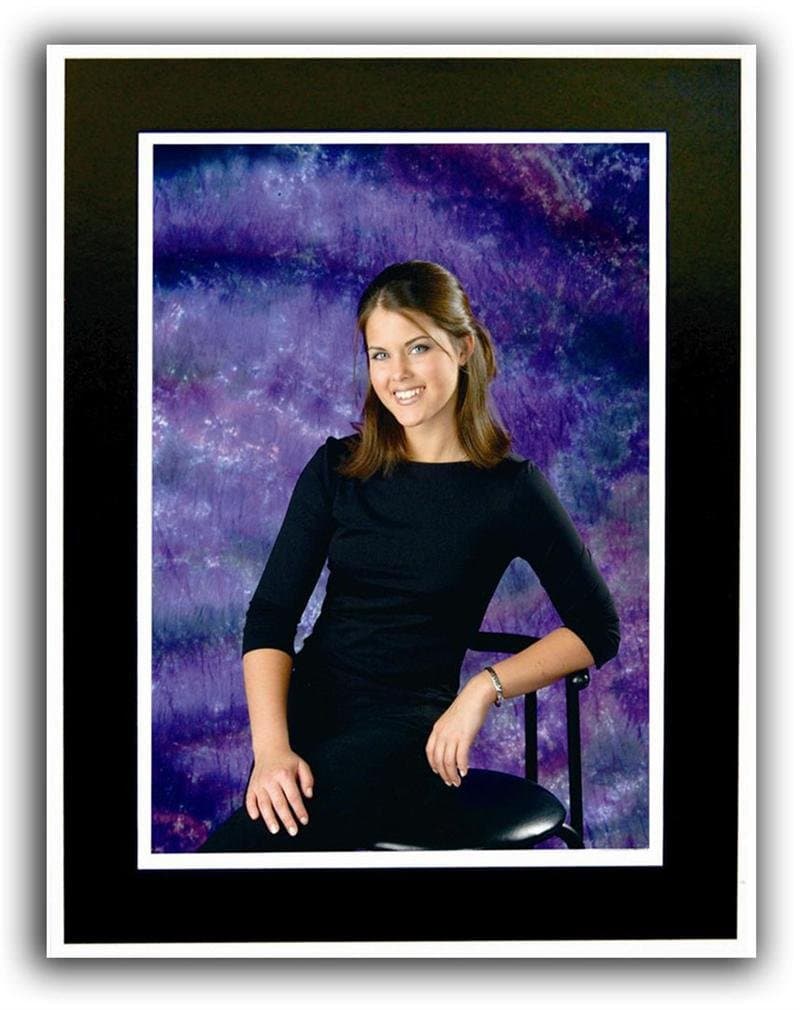 Tap Cardboard Photo Easel Frame - Black and White - 8x10 - Pack of 25