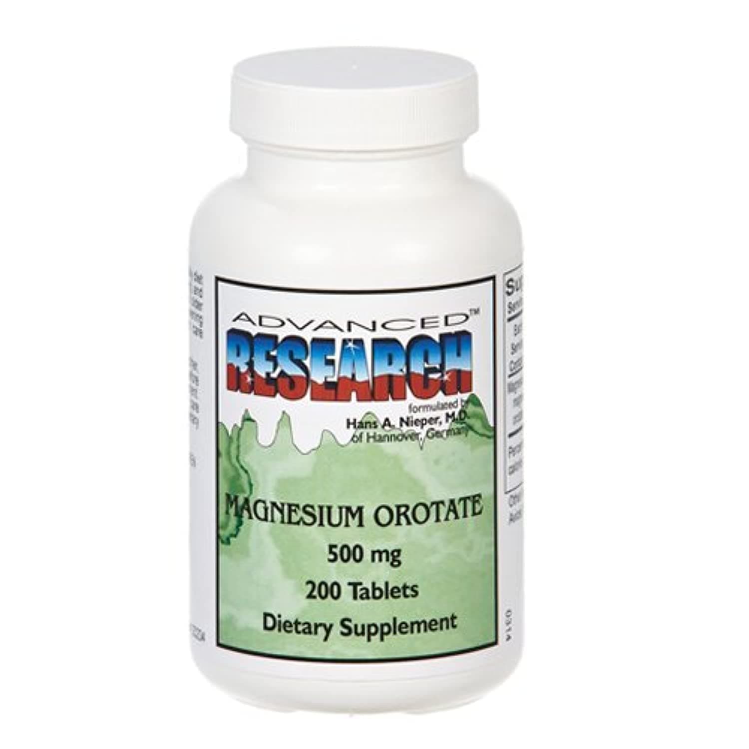 海外直送品Nci (dr Hans Nieper) Magnesium Orotate, 200 Tab
