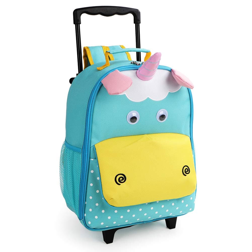 3-Way Kids Suitcase Luggage or Toddler Rolling Backpack with wheels