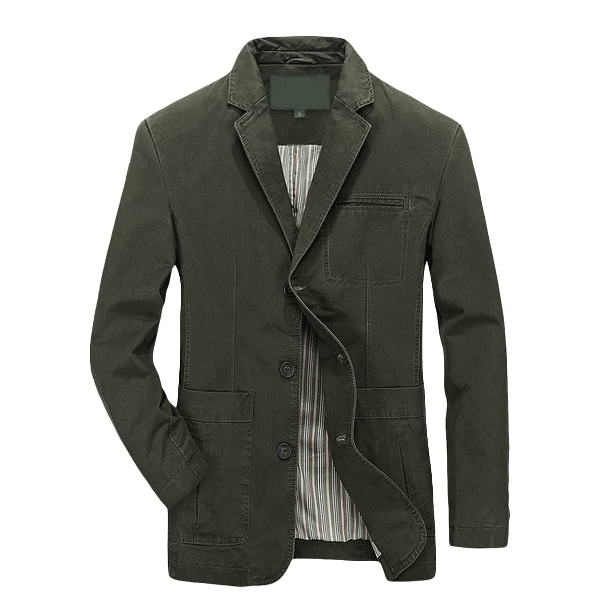 Mens Casual 2 Buttons Slim Fit Jacket Lightweight Formal Business Blazer Sport Coat