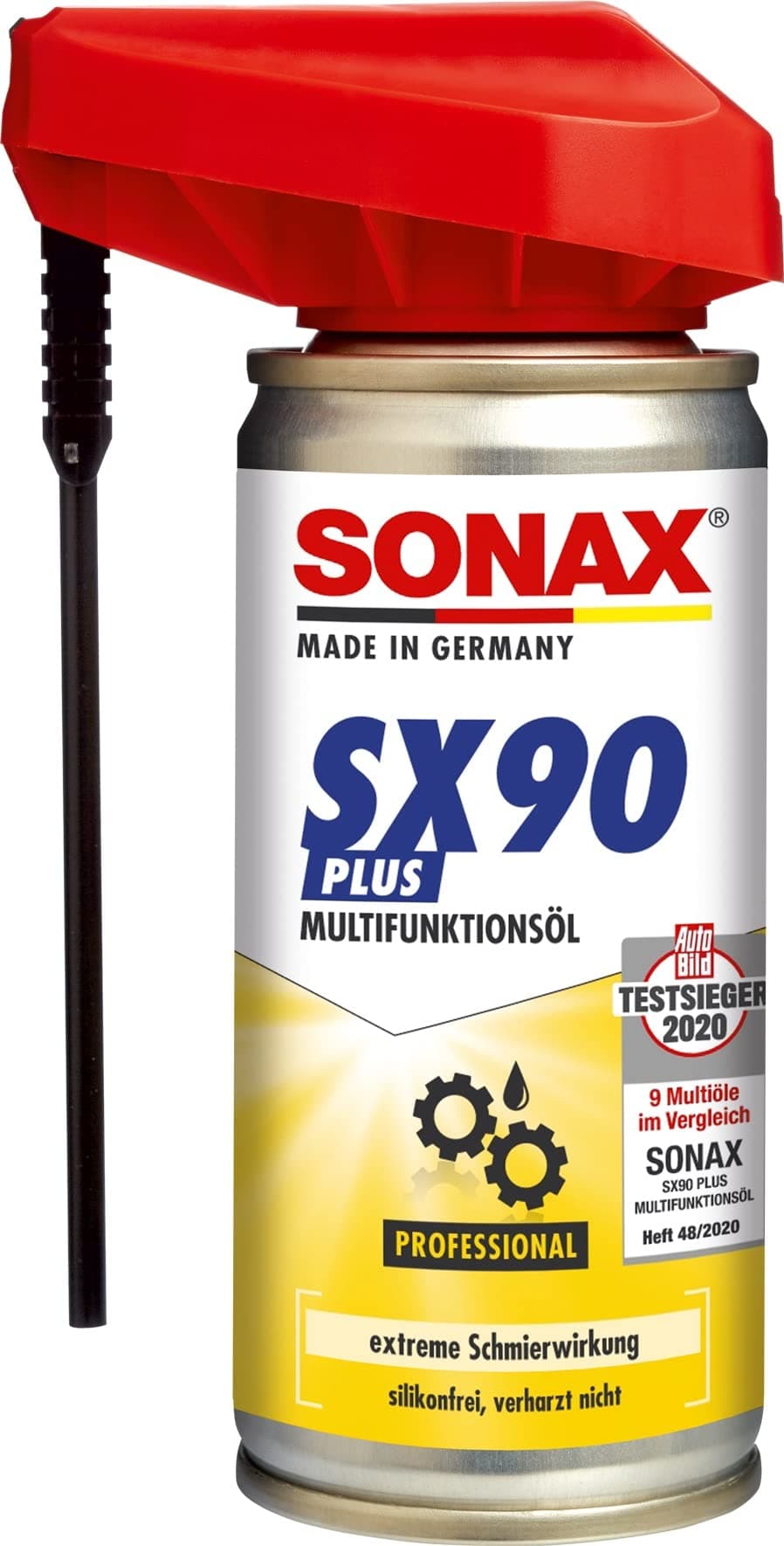 SX90 Plus Multi-Functional Oil (100ml)| Aerosol Easy Spray Can | 360 Degree Precision Nozzle | Extreme Lubrication | Rust Loosening | Corrosion Protection & Moisture Displacement