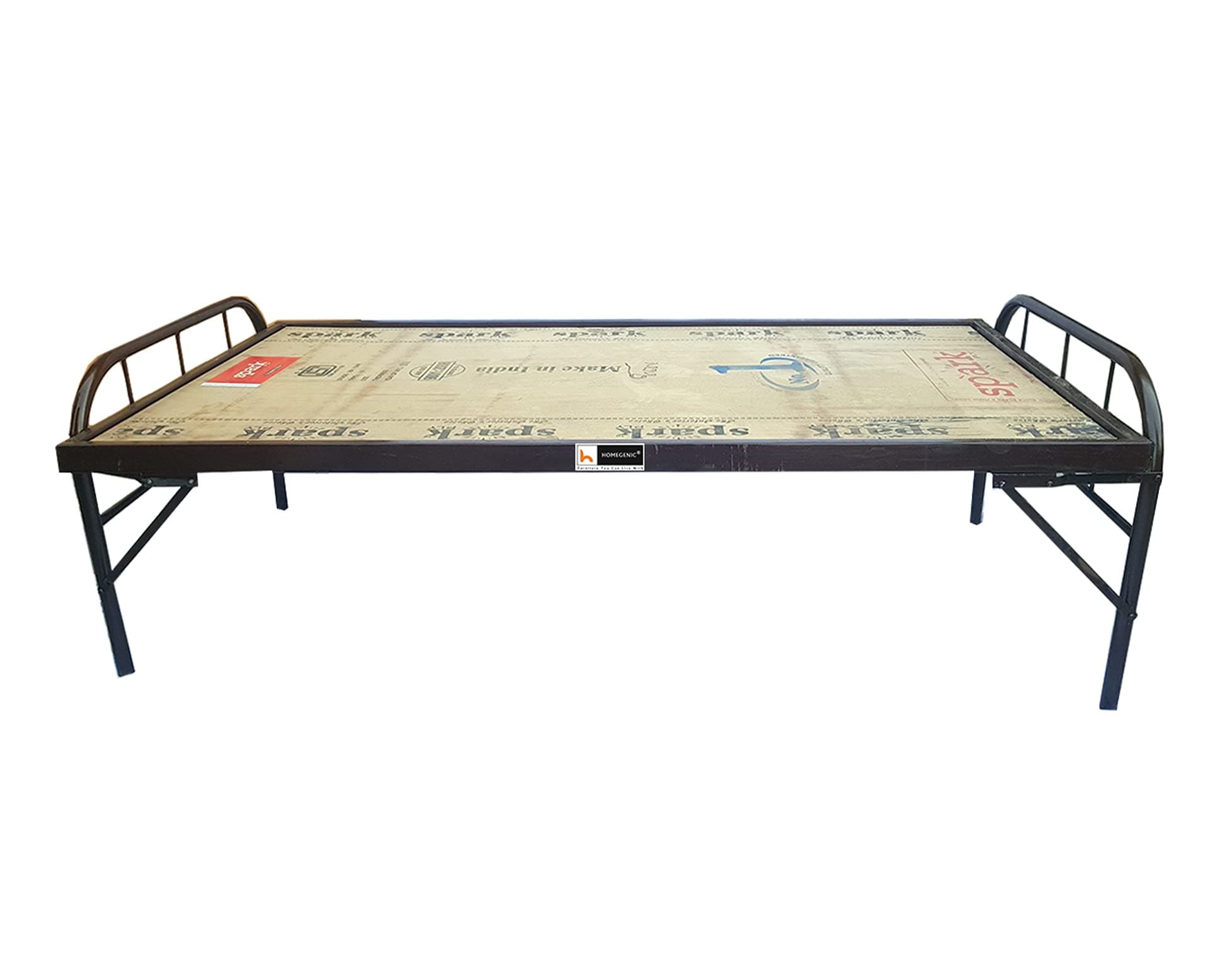 HOMEGENIC Smart Double Size Folding Guest Bed with Plywood Top (Make in India Project) 6x4 Feet