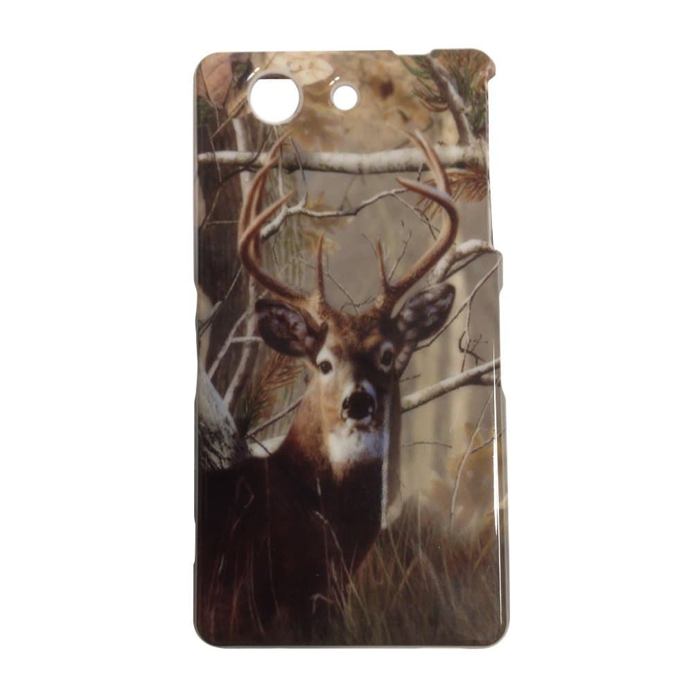 Nextkin Sony Xperia Z3 Compact Silicone Skin Soft TPU Gel Protector Cover Case - Deer Hunter