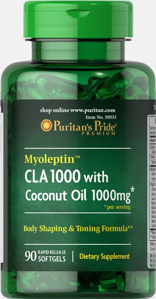 Myoleptin CLA 1000 with Coconut Oil-90 Softgels