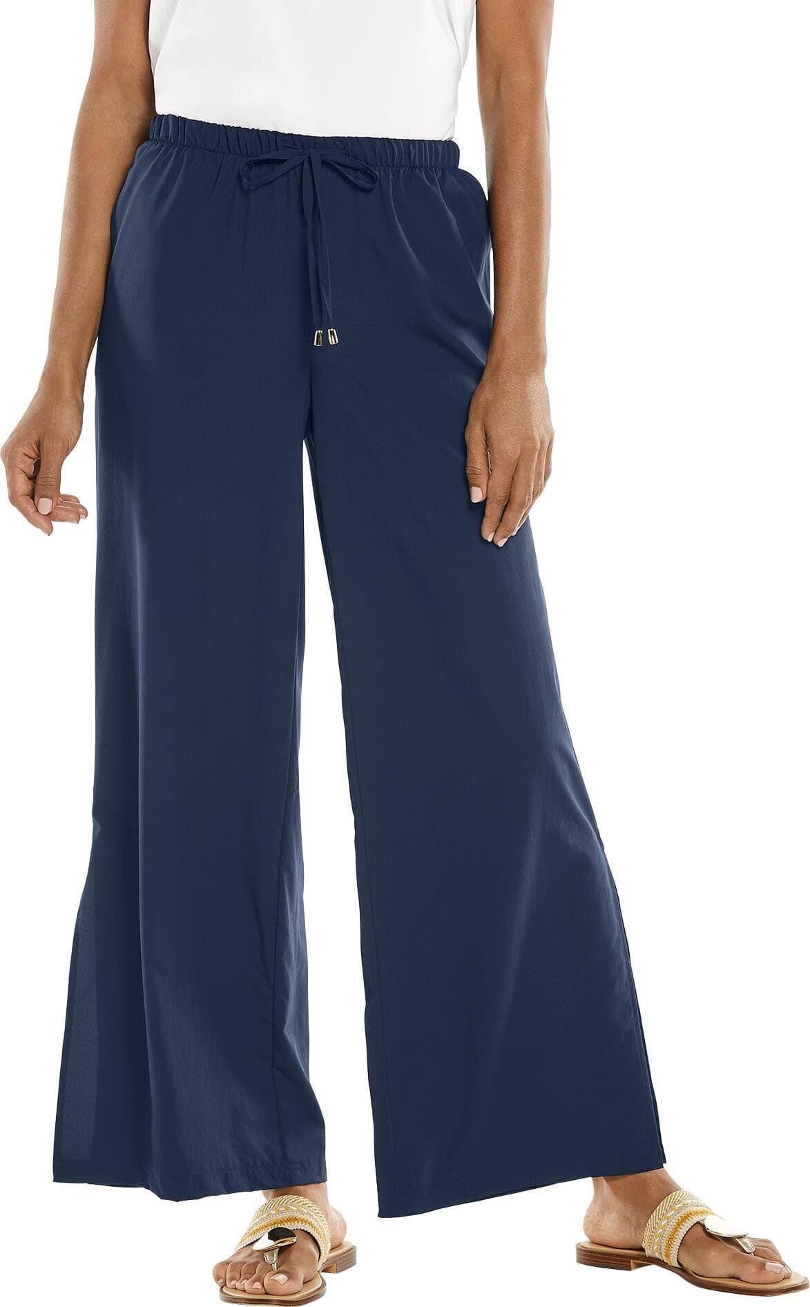 UPF 50+ Women's Petra Wide Leg Pants - Sun Protective