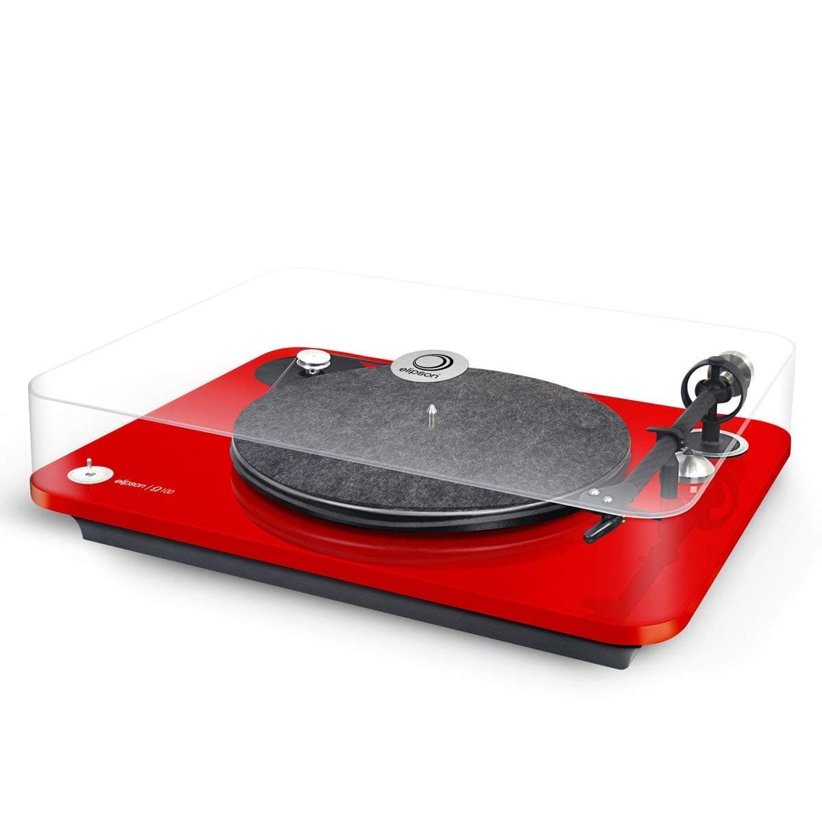 Elipson Omega 100 Turntable with Ortofon OM10 Cartridge - Red