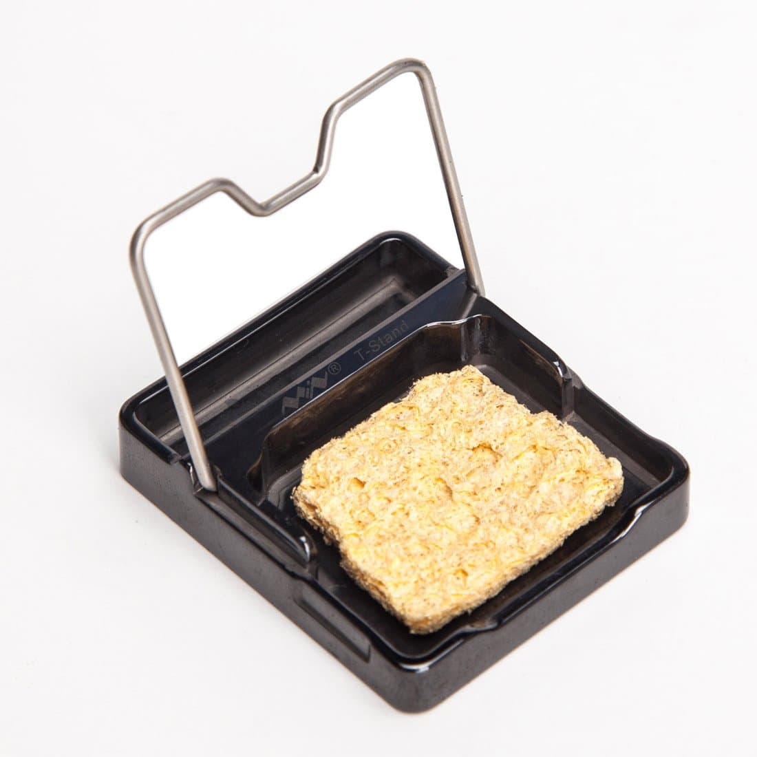 UY CHAN Original TS-Stand Mini Soldering Iron Board Holder Stand Sponge Cleaner for TS100 Smart Portable Soldering Iron Kit Station china Material 40g Only (Soldering Iron NOT Included)) (Black)