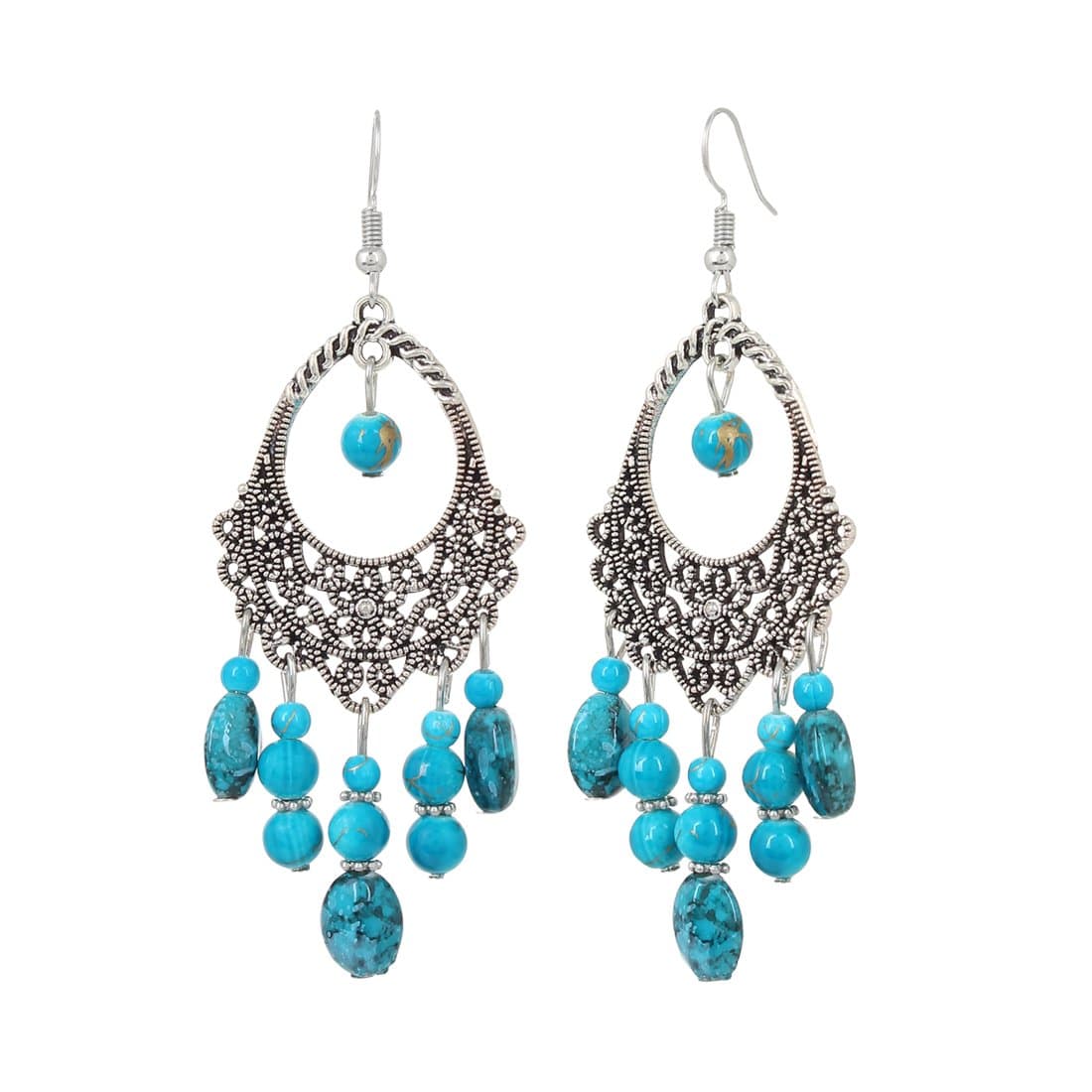 Latest Bohemian Oxidized Silver Earrings For Women & Girls