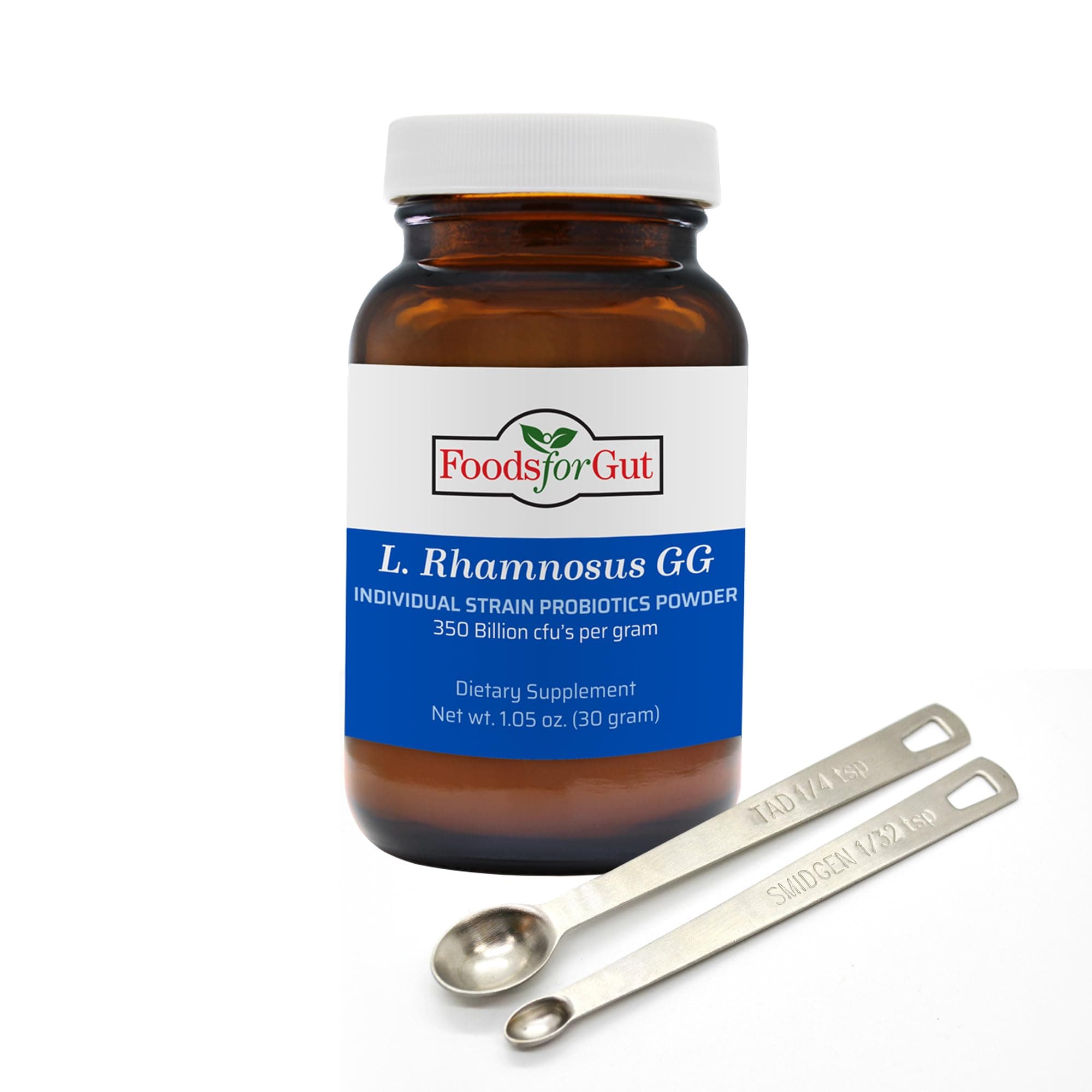 Lactobacillus Rhamnosus GG Probiotic Powder 350 Billion cfu's | Made in USA | No Additives | Direct from Manufacturer | No Third-Party Storage | Immune Support | L. Rhamnosus GG | 30 Grams (1.05 Oz)