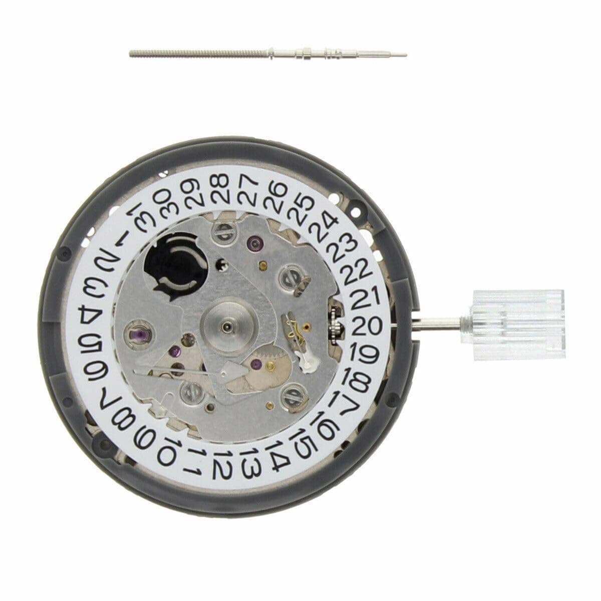 Genuine Compatible with Seiko (Sii) NH35/NH35A Automatic Watch Movement Date @3 White Brand