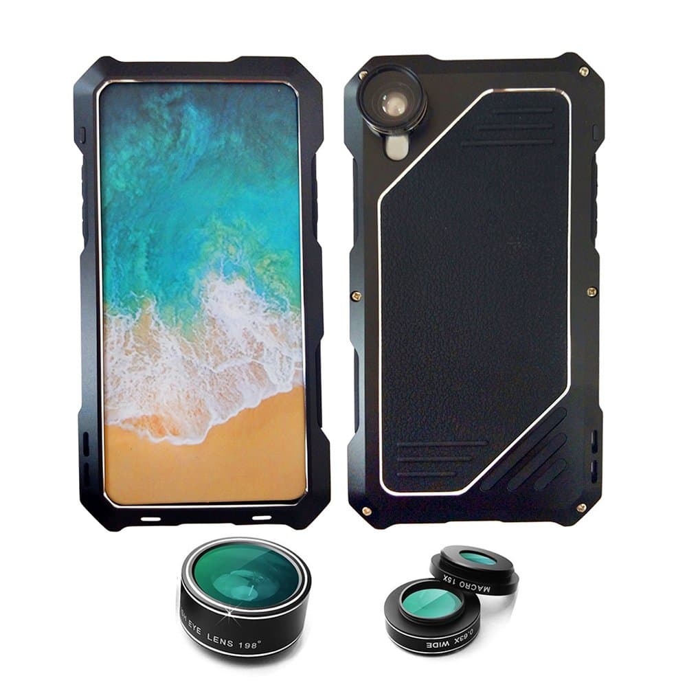 Loeowo iPhone x XS Shockproof dustproof HD Camera housing,