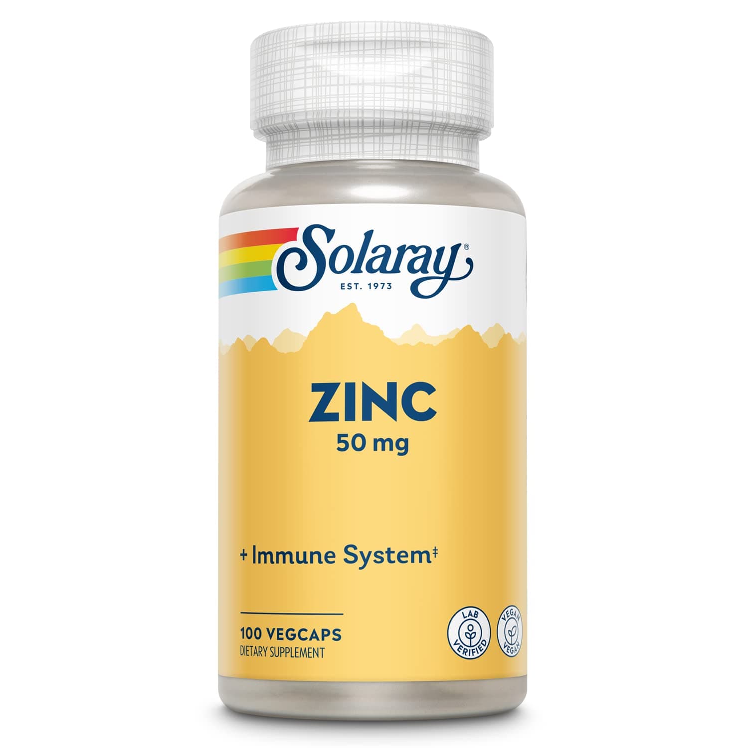 Zinc 50mg Immune Support Capsules, 100 Count, Vegan, Pumpkin Seed