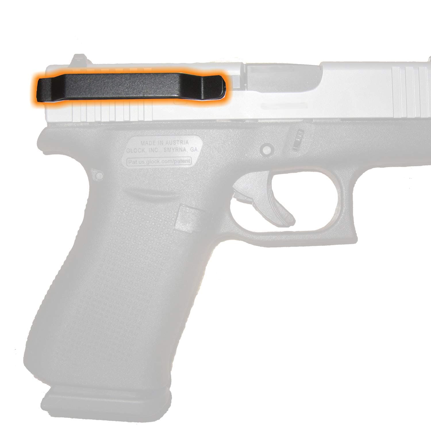 ClipDraw Gun Clip, Low Profile Slim Concealed Carry Easy Install American Made