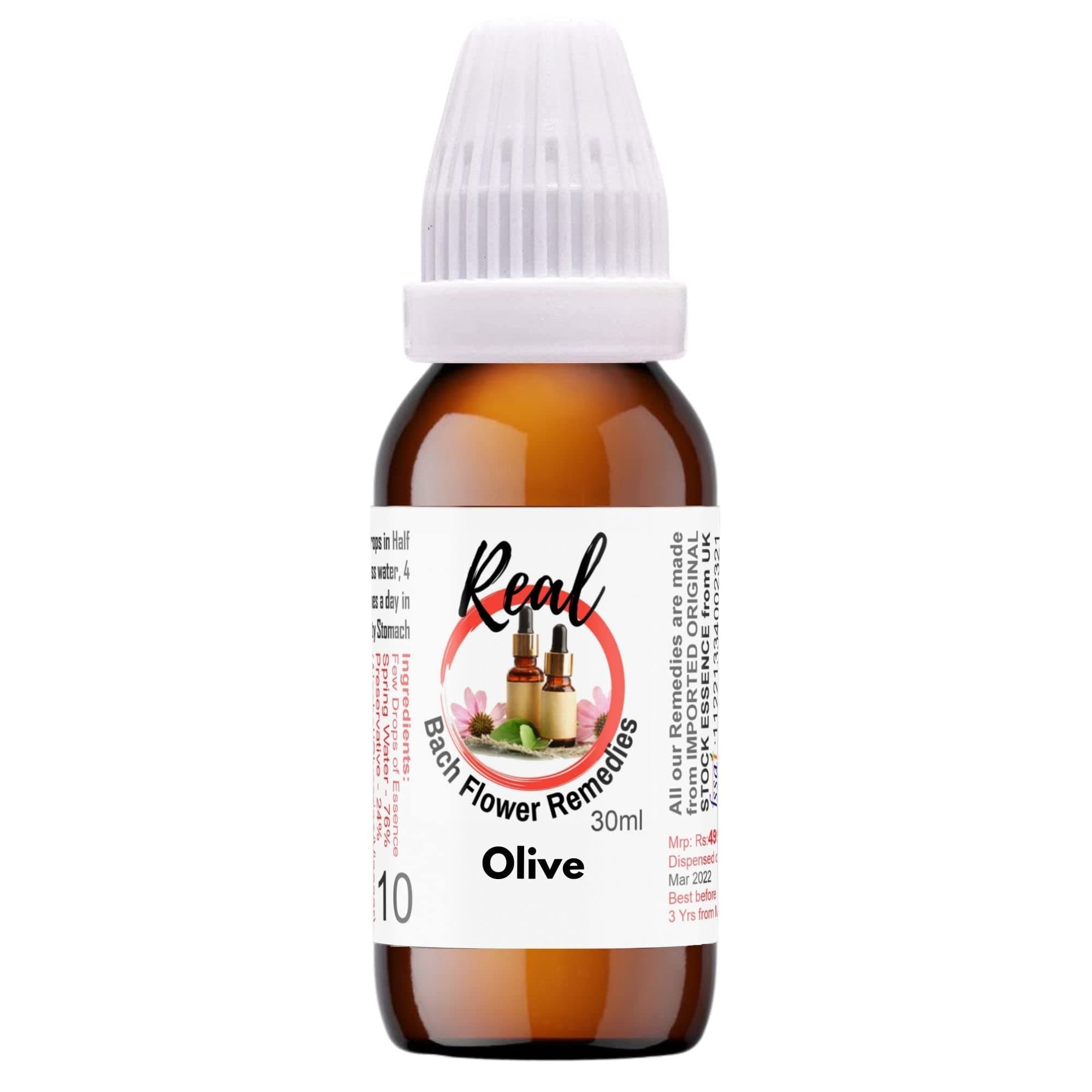 Olive 30ml - Original Imported Bach Flower Remedies prepared from the first Concentrate