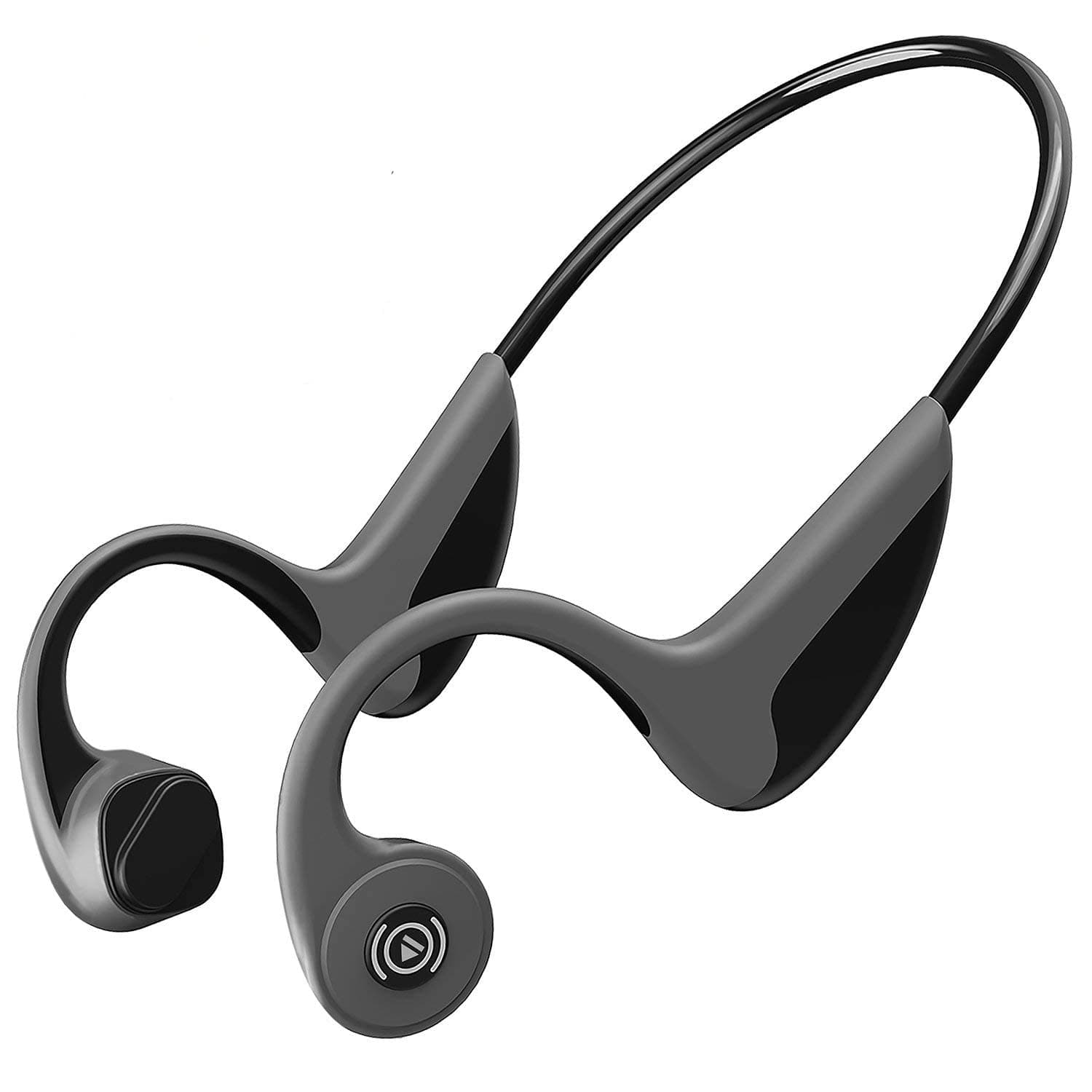 Bone Conduction Headphones Wireless,Bluetooth 5.0 Bone Conduction Headphones Hands-Free Bluetooth Headsets with Microphone For Sports Listening Cycling Running Gym (5 Hours Playing Time)