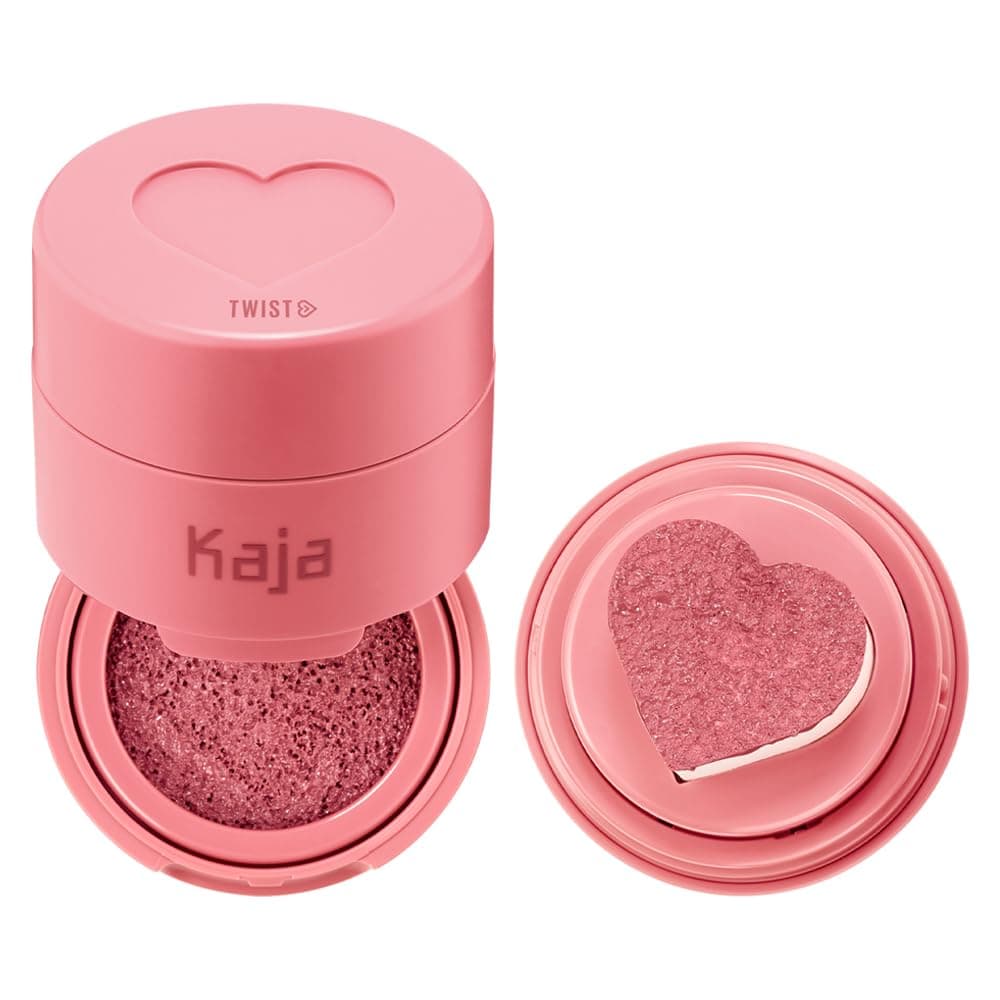 Cheeky Stamp Blush – Coy| Heart-Shaped Cushion Blusher with Buildable Color, Lightweight & Blendable Formula, Travel-Friendly K-Beauty Design, 5 g