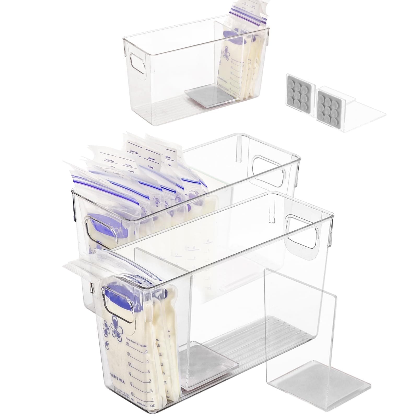 Ugotfeels Breastmilk Storage Container with L Shaped Separator Boards