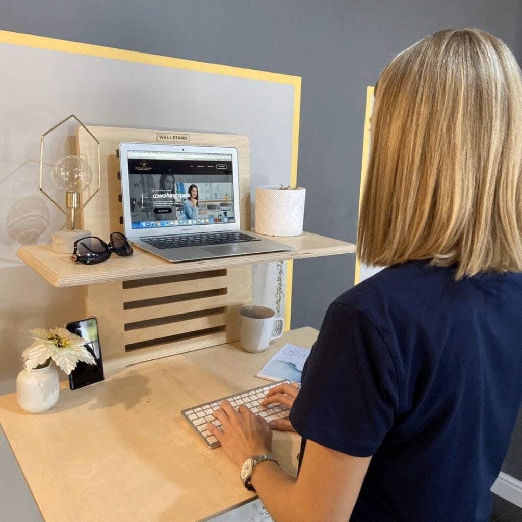 WallStand Wall-mounted Standing Desk for Your Home Office