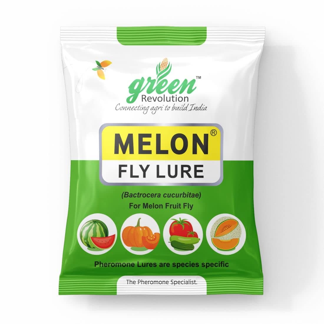 Melon Fruit Fly Lure (Bactocera Cucurbite) for Vegetables Crops pheromone Lure | Fruit Fly Trap | Insect Trap.