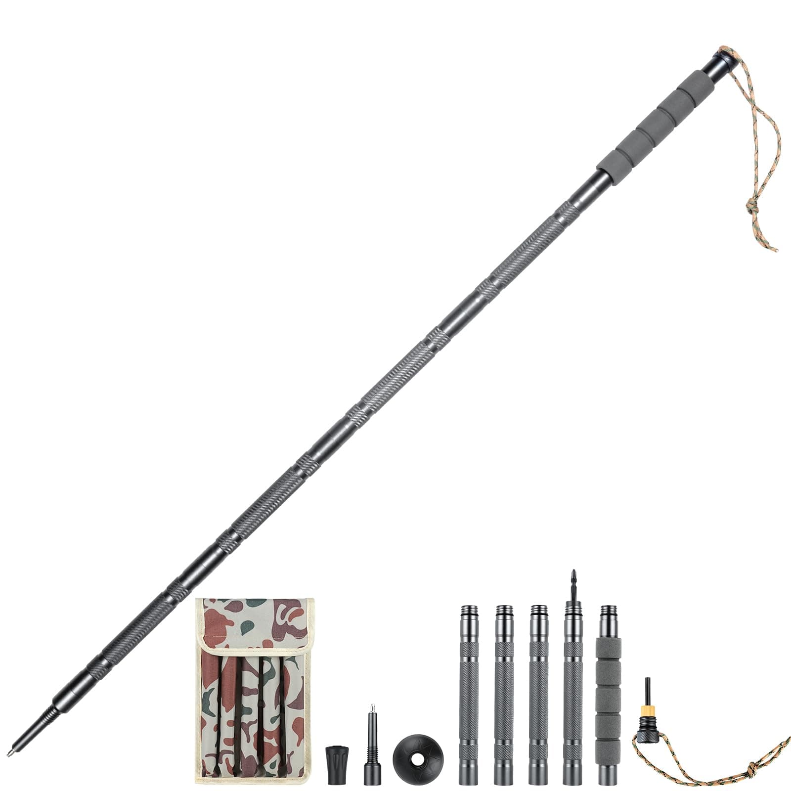 Hiking Pole Detachable Lightweight for Hiking Stick Walking Pole for Man Women
