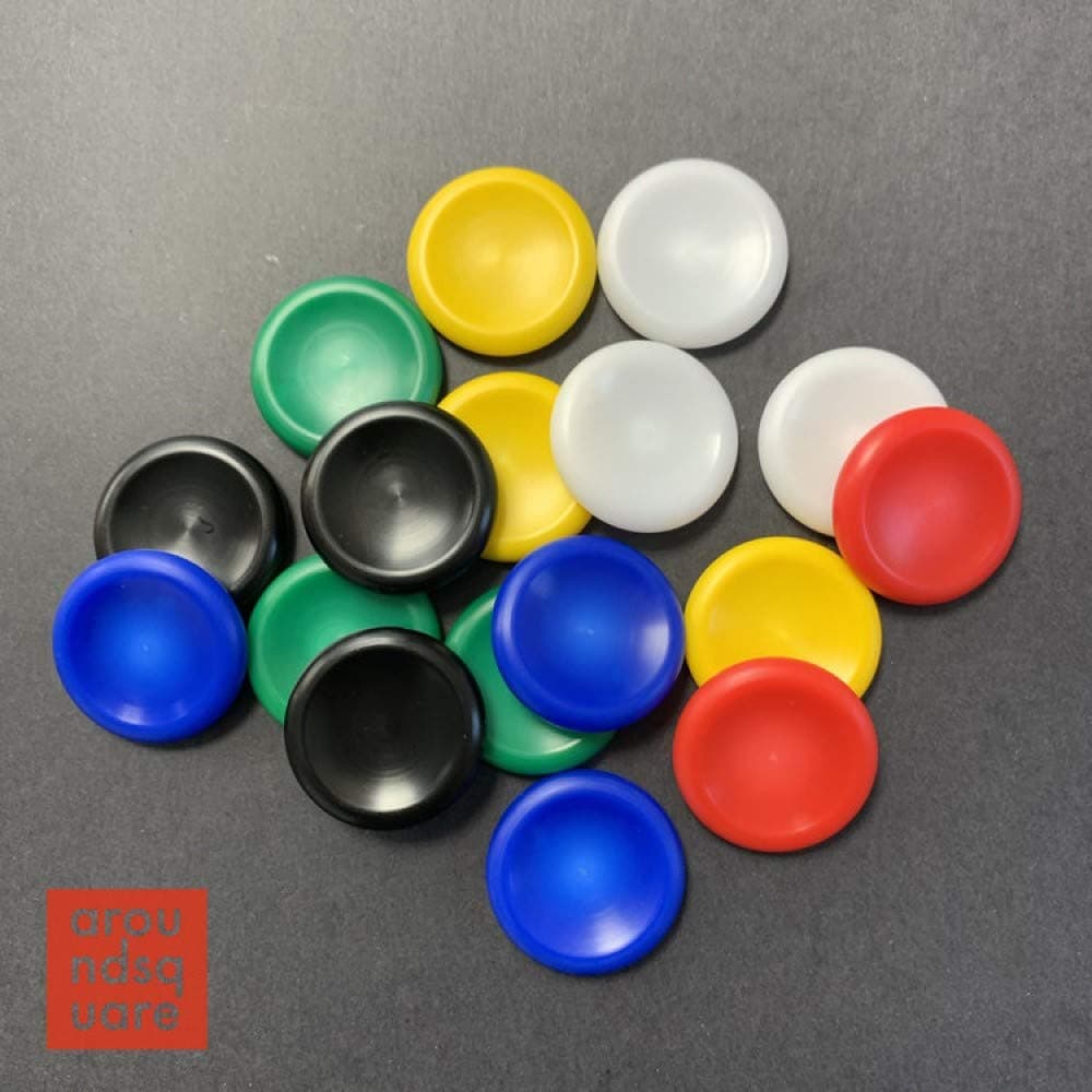 AroundSquare Delrin Deadeye Contact Coin- Currency Manipulation, Worry Stone -Large Delrin (Yellow)