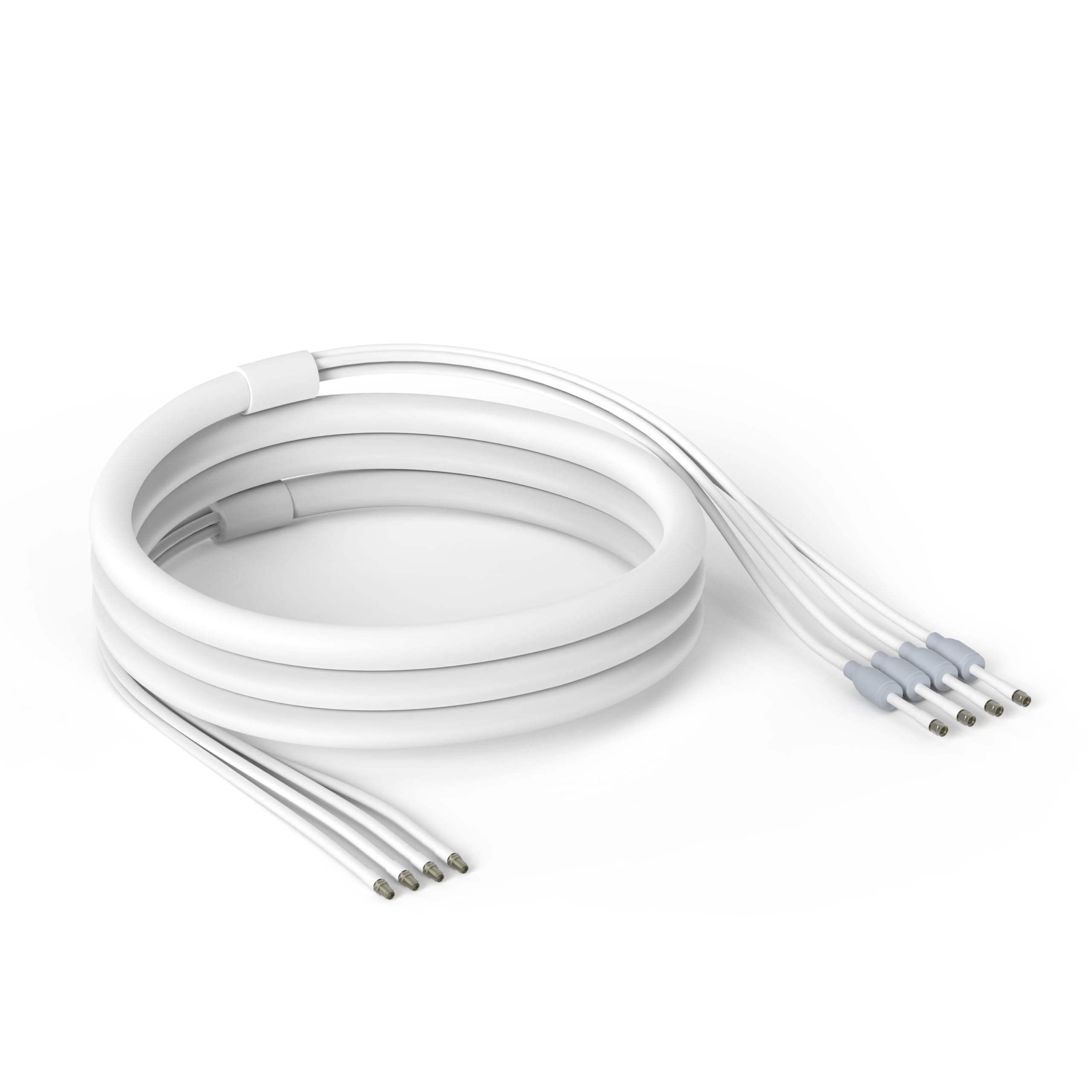 Waveform UltraFlex-Quad Cable: Low-Loss Quad-195 Extension - Outdoor Rated, Weatherproof Boots - SMA Male to SMA Female - Coaxial Cable for 5G Routers, Gateways, Hotspots - 10' Length