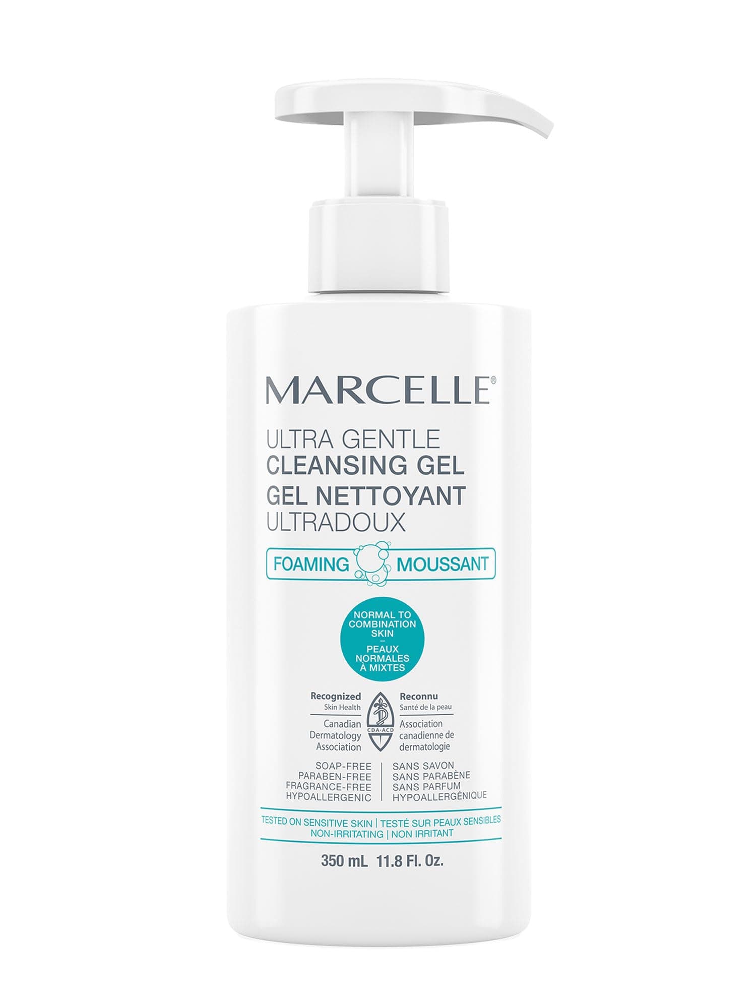 MARCELLEUltra-Gentle Cleansing Gel, Foaming Gel, Unscented, 11.83 Fl Oz