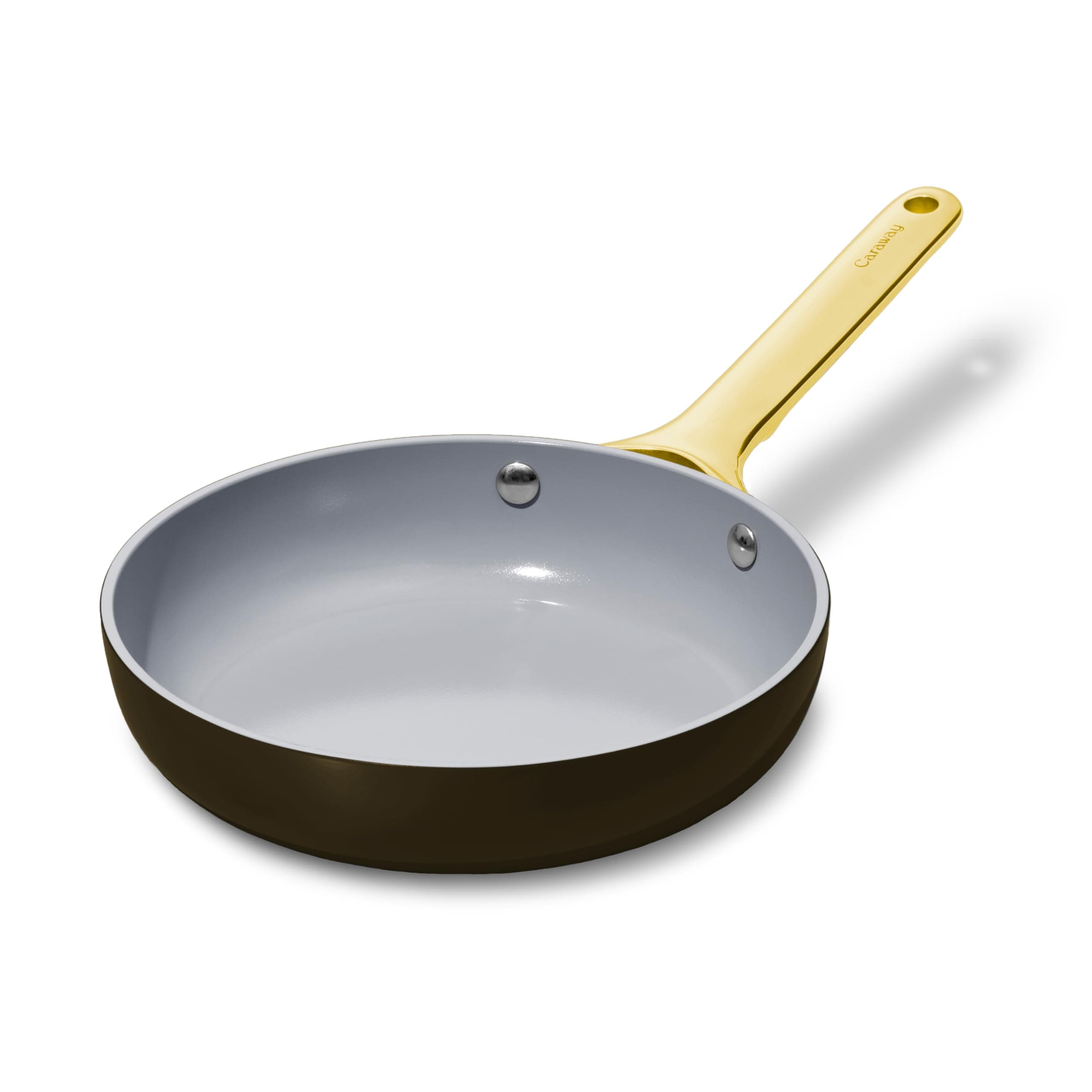 Nonstick Ceramic Mini Fry Pan (1.05 qt, 8") - Non Toxic, PTFE & PFOA Free - Oven Safe & Compatible with All Stovetops (Gas, Electric & Induction) - Black