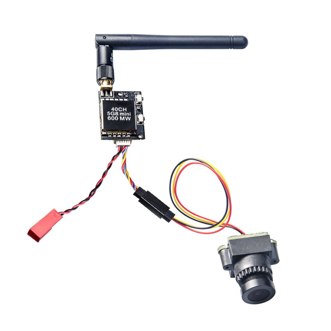 AKK KC03 2.8mm 120 Degree 800TVL NTSC Switchable Camera with 600mW FPV Transmitter