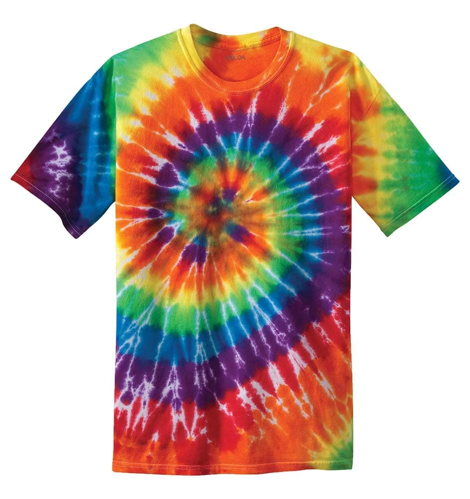 Colorful Tie-Dye T-Shirts in 23 Colors. Sizes: S-4XL