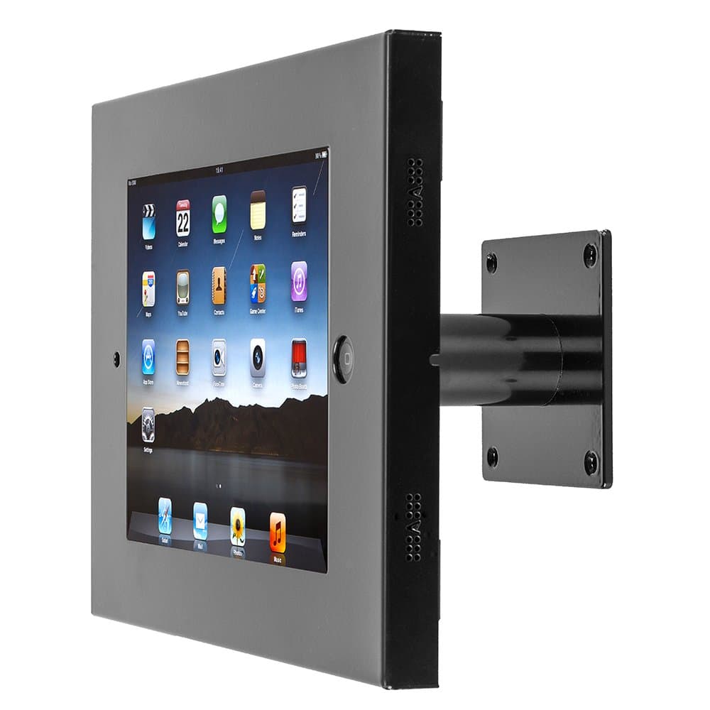 SecurityXtra SecureDock Uno - Wall Tilt Mount & Enclosure for iPad Pro 12.9''- Black