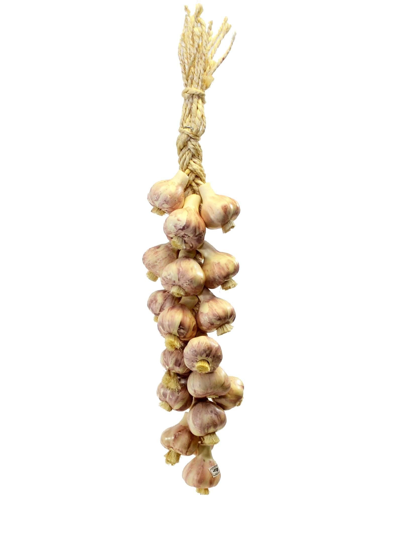 Ristra/String of Ceramic Garlic, with 16-18 Garlics