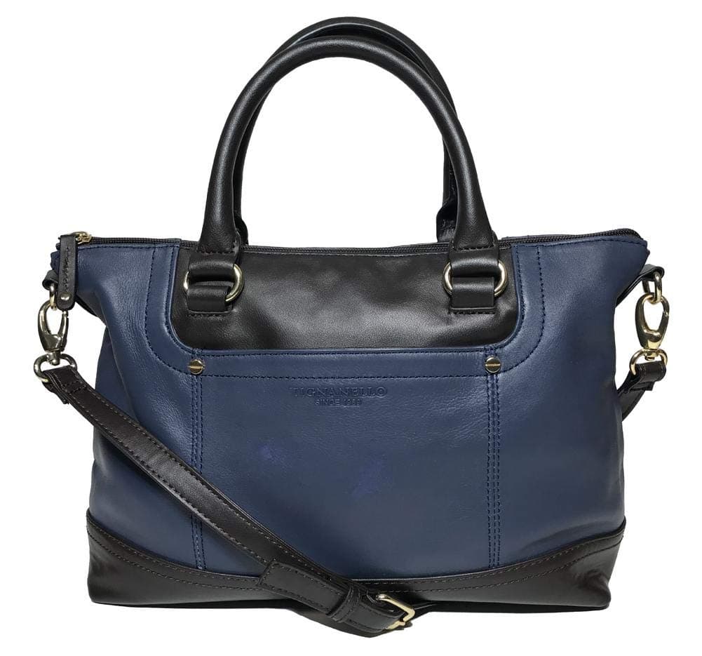 Tignanello Smooth Operator Convertible Satchel Top Handle Bag
