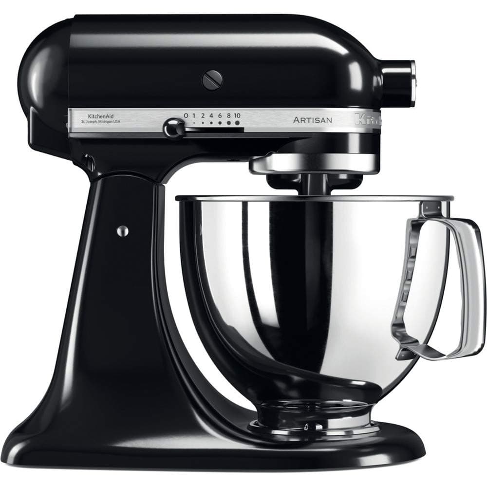 Kitchenaid Artisan Tilt-Head Stand Mixer, Onyx Black, 4.8 Litre, 5Ksm125Bob"Min 1 year manufacturer warranty"