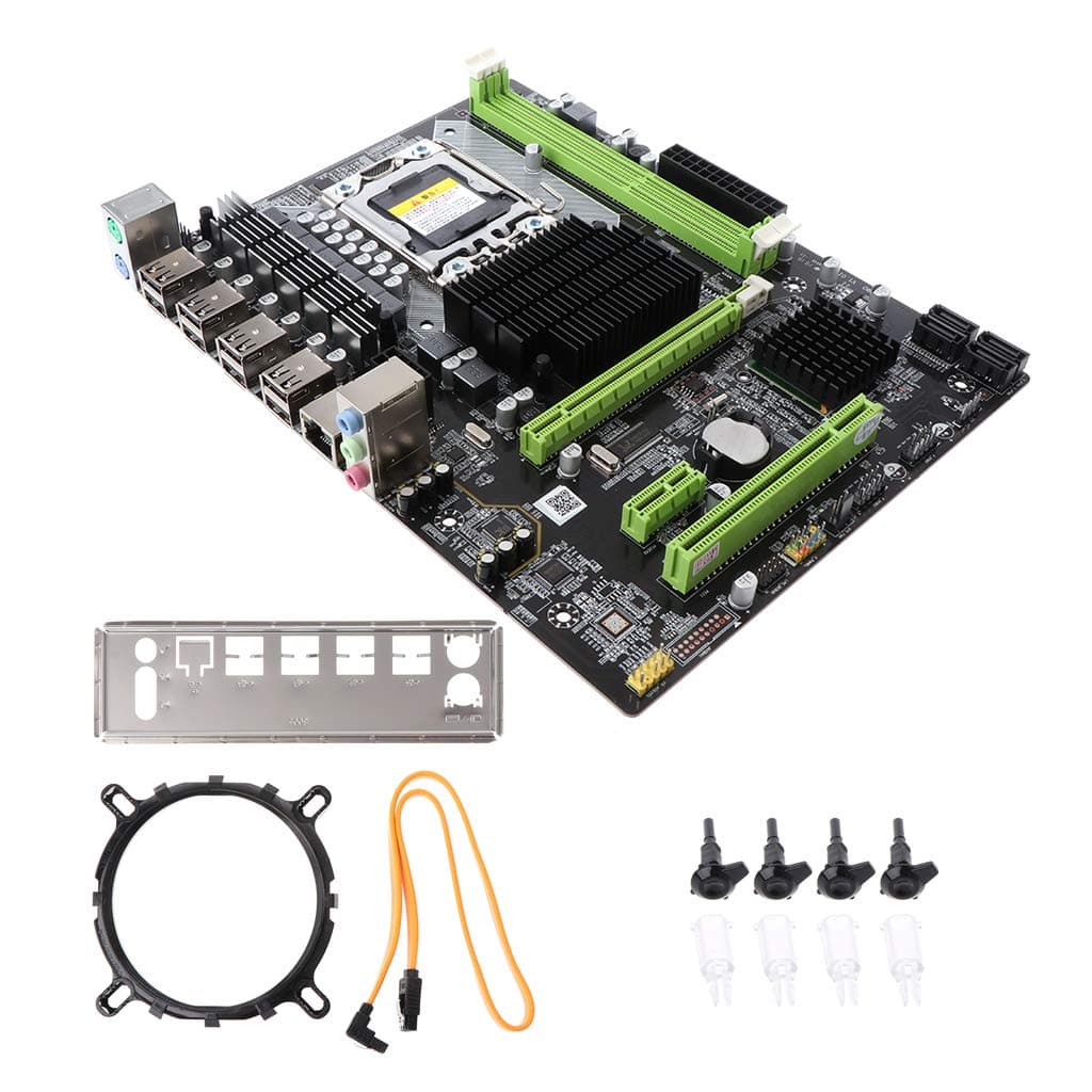 CutebilityPerformance Gaming X58 Motherboard LGA 1366 LGA1366 DDR3 Slot PC Desktop Mainboard Computer Motherboard For ECC ECC REG RAM Server