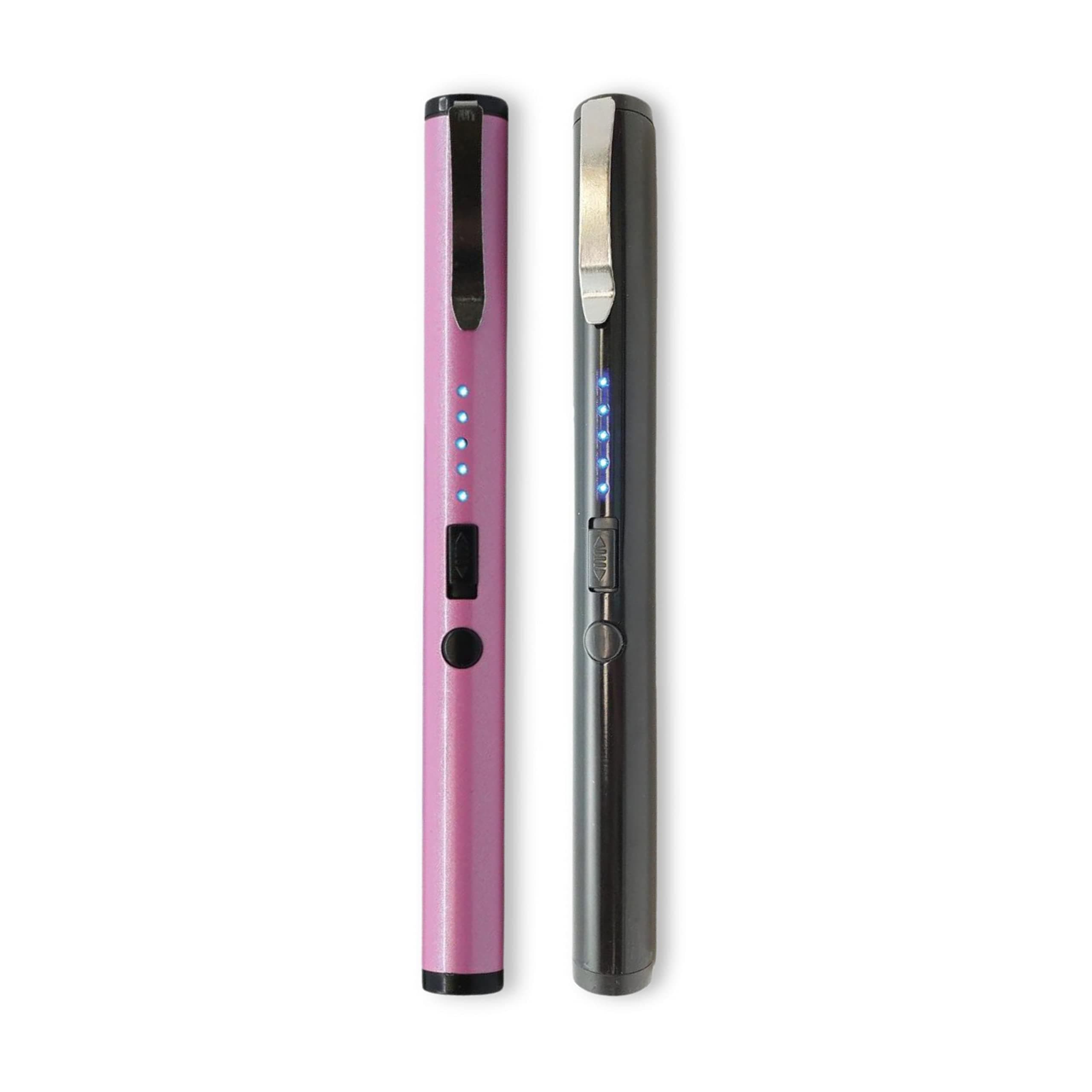 STREET WISE SECURITY PRODUCTS 25,000,000 Pain Pen Stun Gun, Black and Pink Set of 2