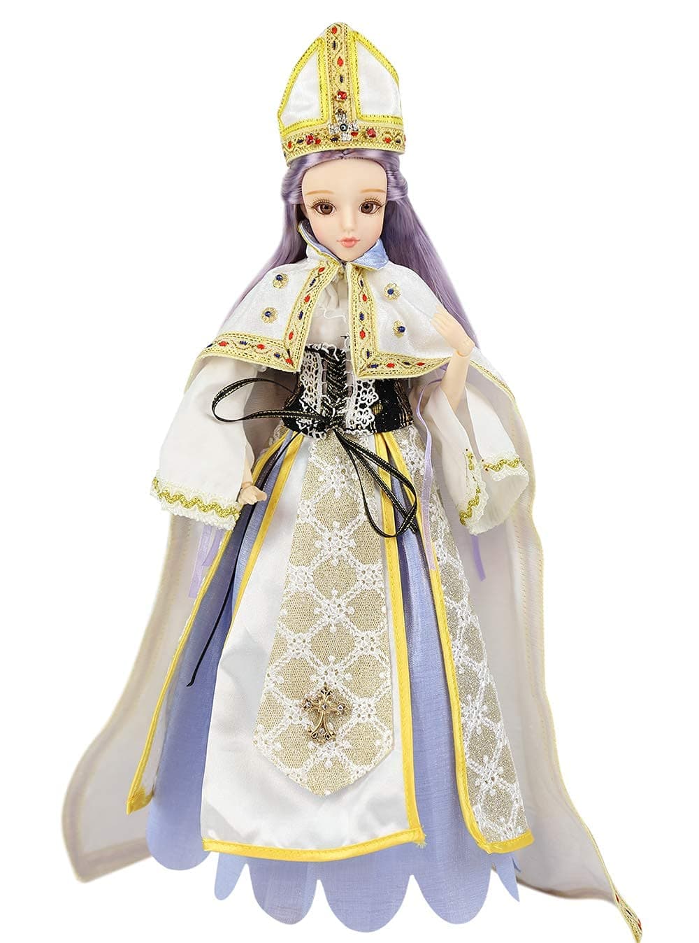 PHOUPHO SPPRANDOM Yasirona TANGDIAABBCC Fortune Days Original Design Dolls, Tarot Series 14 Ball Joints Doll, Best Gift for Girls(The Hierophant)