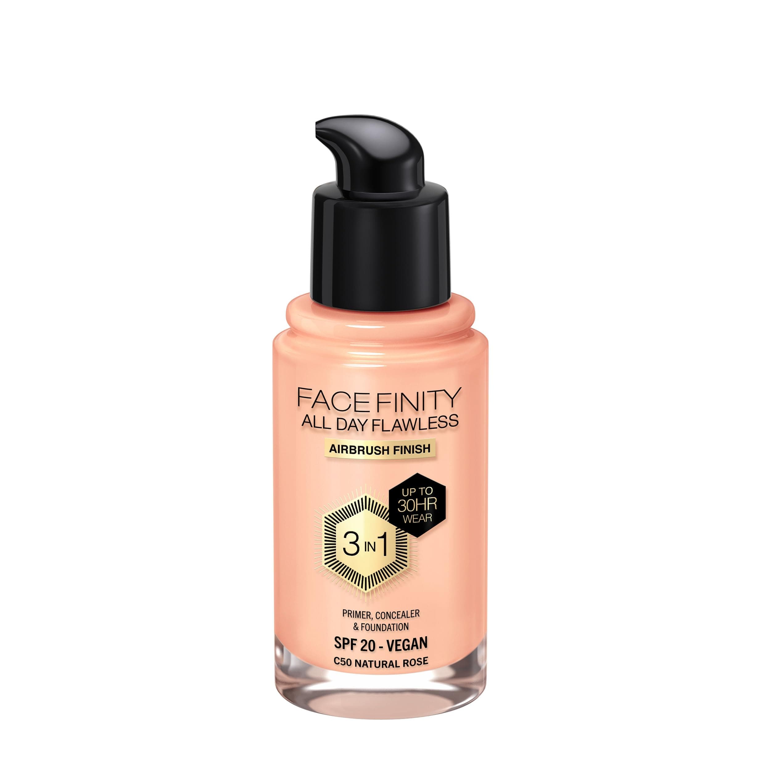 Max Factor Facefinity All Day Flawless 3-in-1 Foundation - C50 Natural Rose