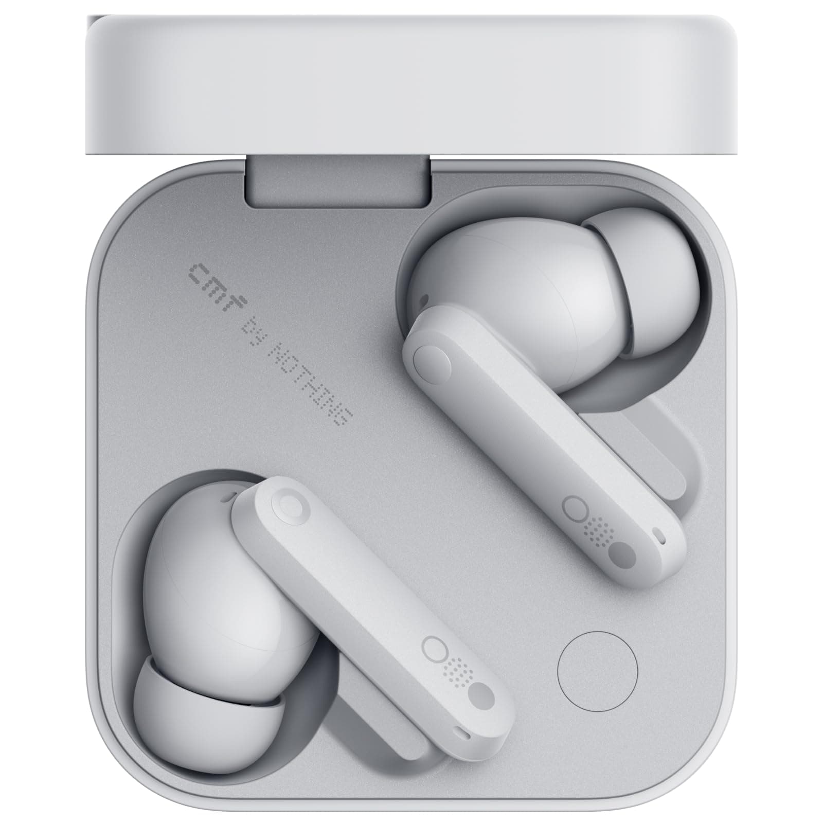 CMF Buds Pro 2 Wireless Earbuds, Hi-Res Audio with LDAC, 50 dB Hybrid Noise Cancelling Earbuds, Ultra Bass Technology, Bluetooth 5.3, 43H Play Time with Charging Case, 6 HD Mics Headphones, Light Grey