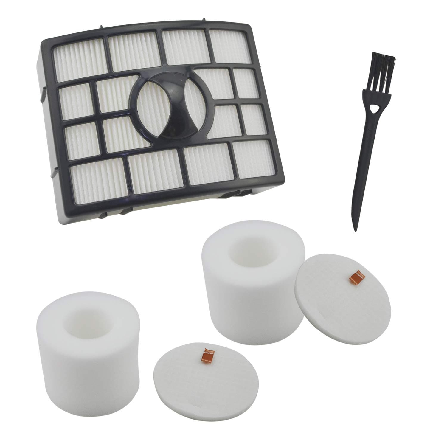 Shark Rotator APEX DuoClean Powered Lift-Away Vacuum NV650 NV650W NV651 NV651Q NV652 NV750W NV751 NV752 NV765 NV831 NV835 AX950 AX951 AX952 Filter Set, 1 Hepa + 2 Foam & Felt Filters, XFF650 & XHF650