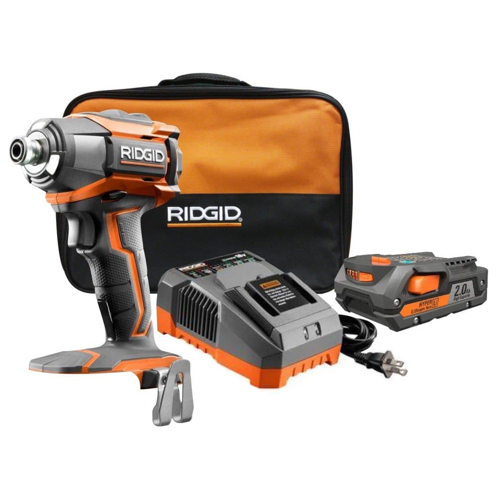 Ridgid GEN5X R86035SB 18-Volt Lithium-Ion 1/4 in. Cordless Impact Driver Kit