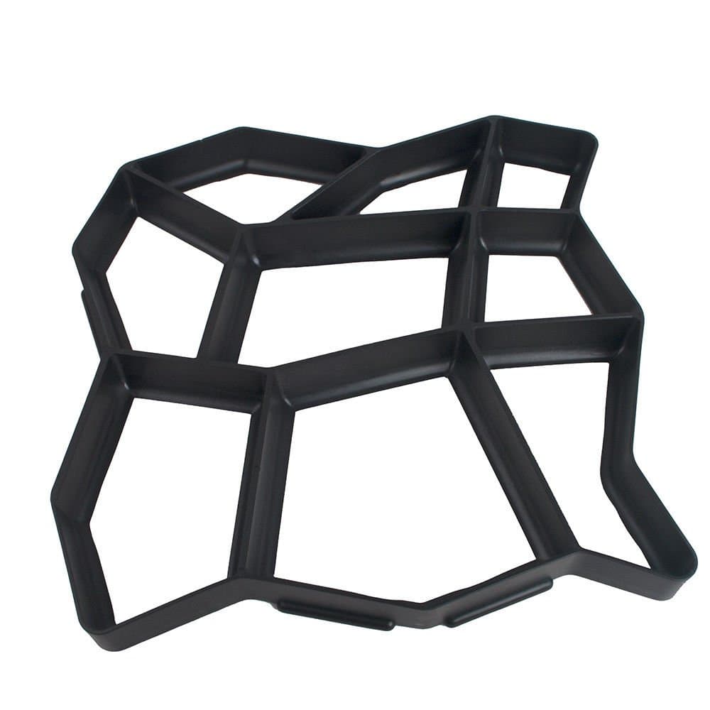 Keepworth DIY Plastic Path Maker Mold Manually Molds for Paving Cement Brick Mold the Stone Road Auxiliary Tools
