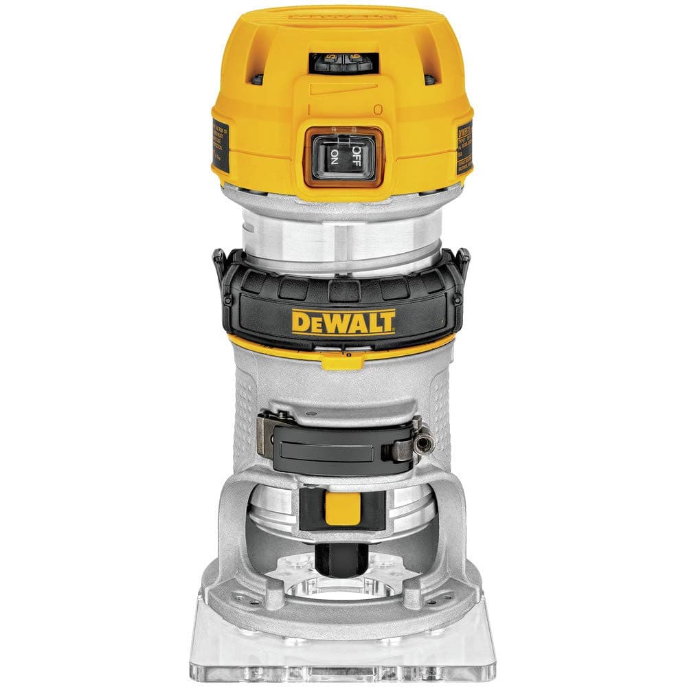DEWALT Router, Fixed Base, 1-1/4 HP, 7.7-Amp, Variable Speed Trigger, Corded (DWP611)