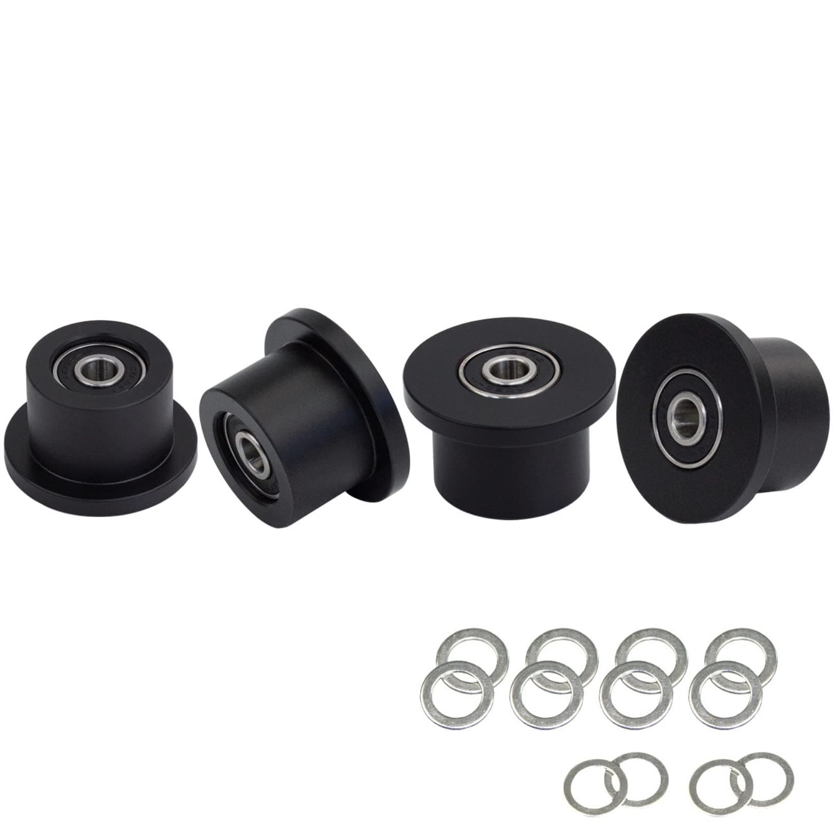 Total Gym 1700 Club Wheels/Rollers Qty for 4 Models 1000 1100, 1400, 1500, 1600, 1700, 1800, 1900, Achiever, Force, Gold, Max, Platinum, Platinum Plus, Pro, Supra, Supreme, Ultima, Ultra, XLI