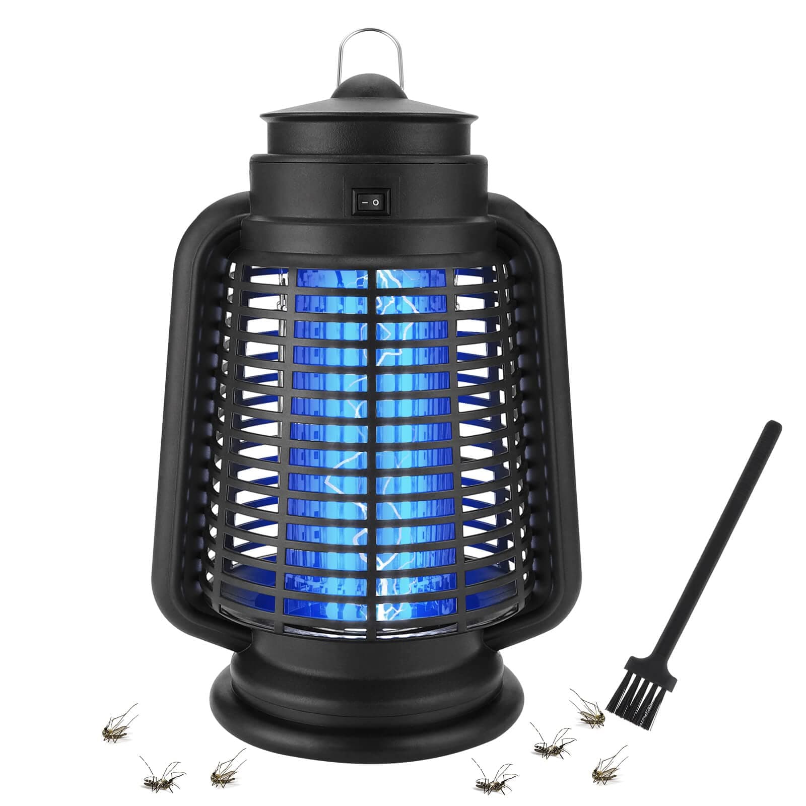 Bug Zapper, 4200V Electric Mosquito Zapper for Outdoor Indoor, 18W Waterproof Insect Killer Electronic Light Bulb Lamp for Home, Garden, Patio, Backyard, Plug in, Safe and Effective
