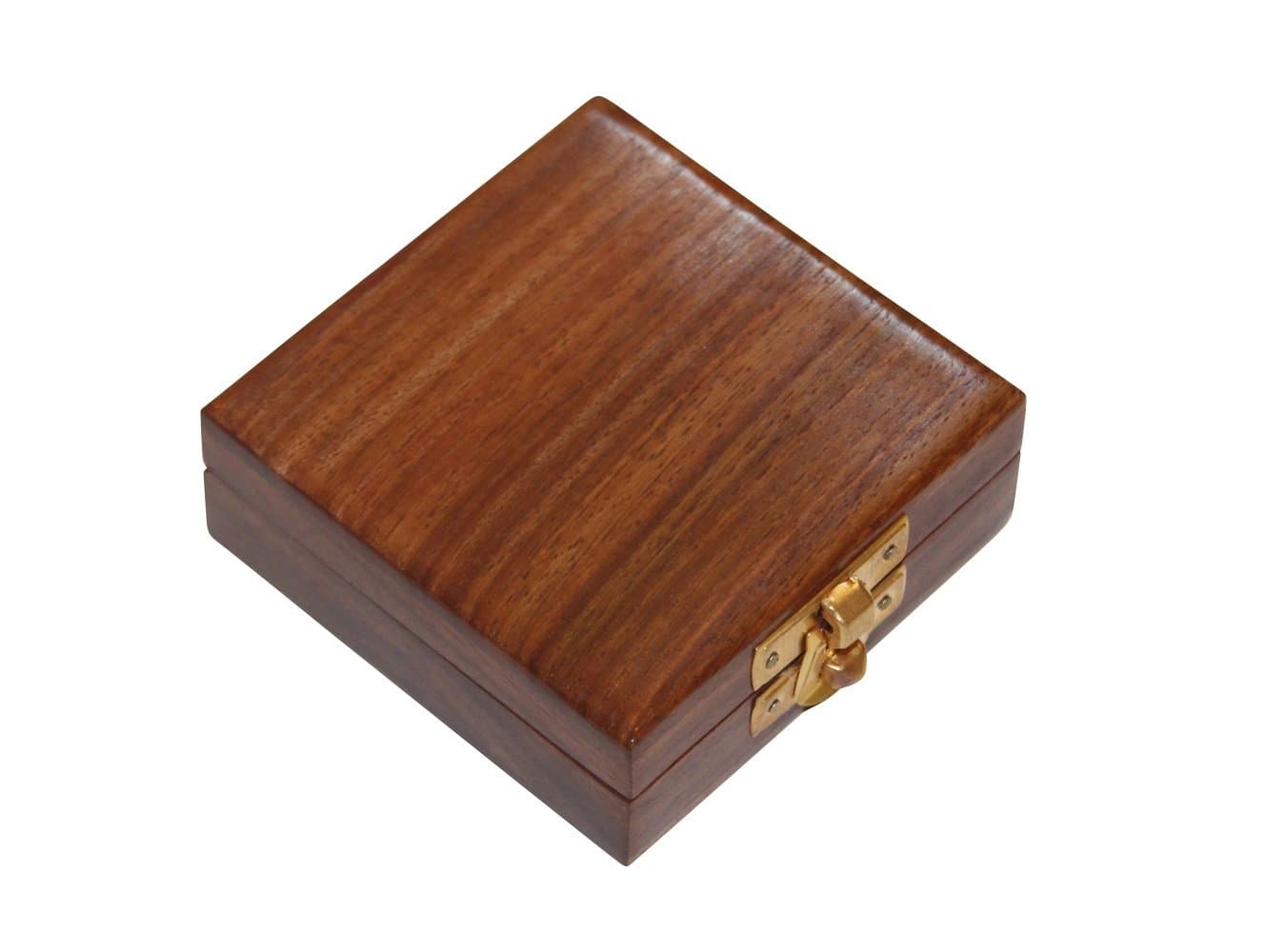 Challenge Coin Presentation Box - Solid Wood (1 Coin - Shesham)