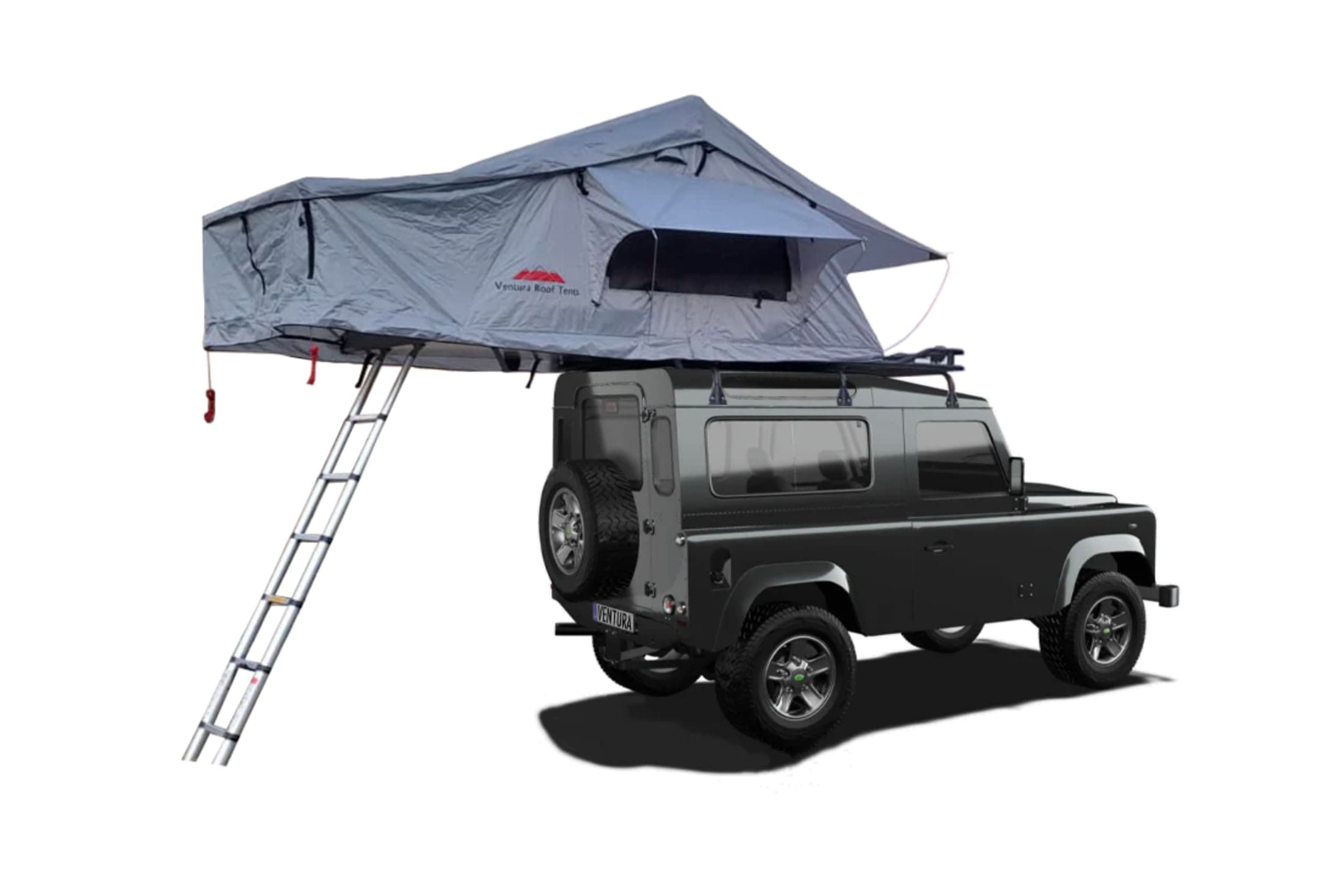 Extended Ventura Deluxe 1.4 Roof Top Tent - Any Vehicle Roof Top Tent - All Weather Camping - Fast Set-Up Time